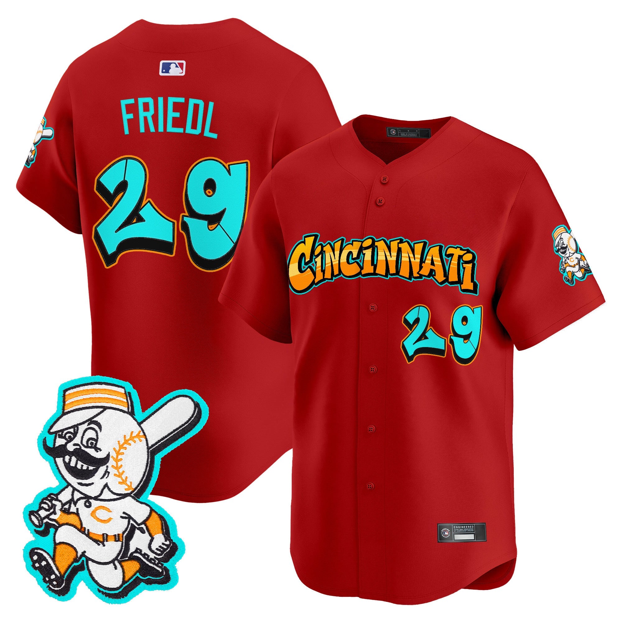 Men’s Cincinnati ‘Graffiti Queen City Edition’ Vapor Premier Limited Jersey