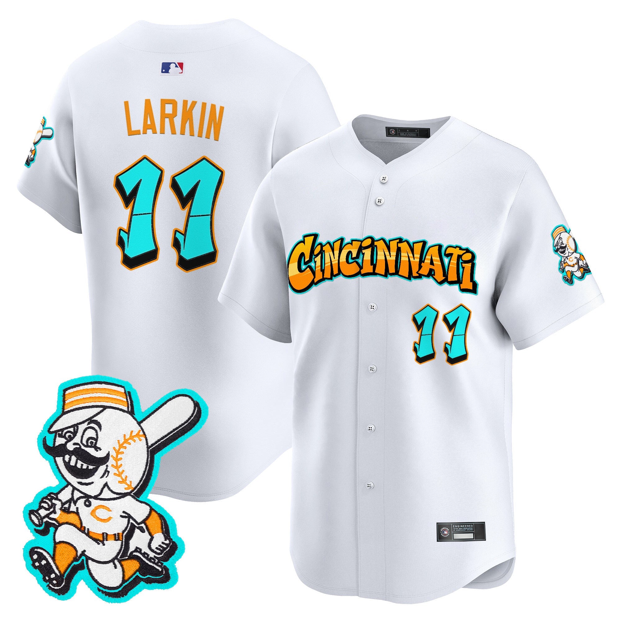 Men’s Cincinnati ‘Graffiti Queen City Edition’ Vapor Premier Limited Jersey
