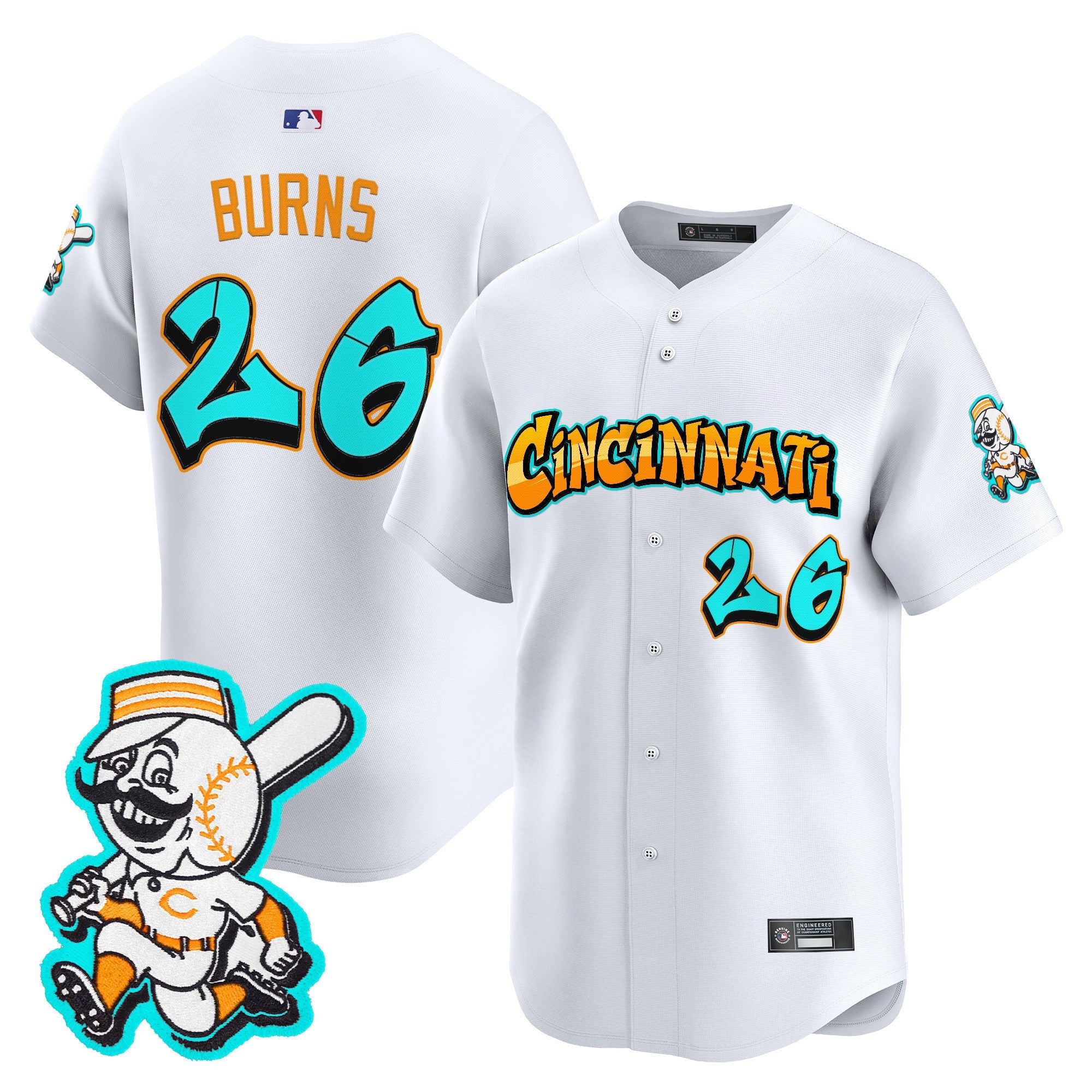 Men’s Cincinnati ‘Graffiti Queen City Edition’ Vapor Premier Limited Jersey