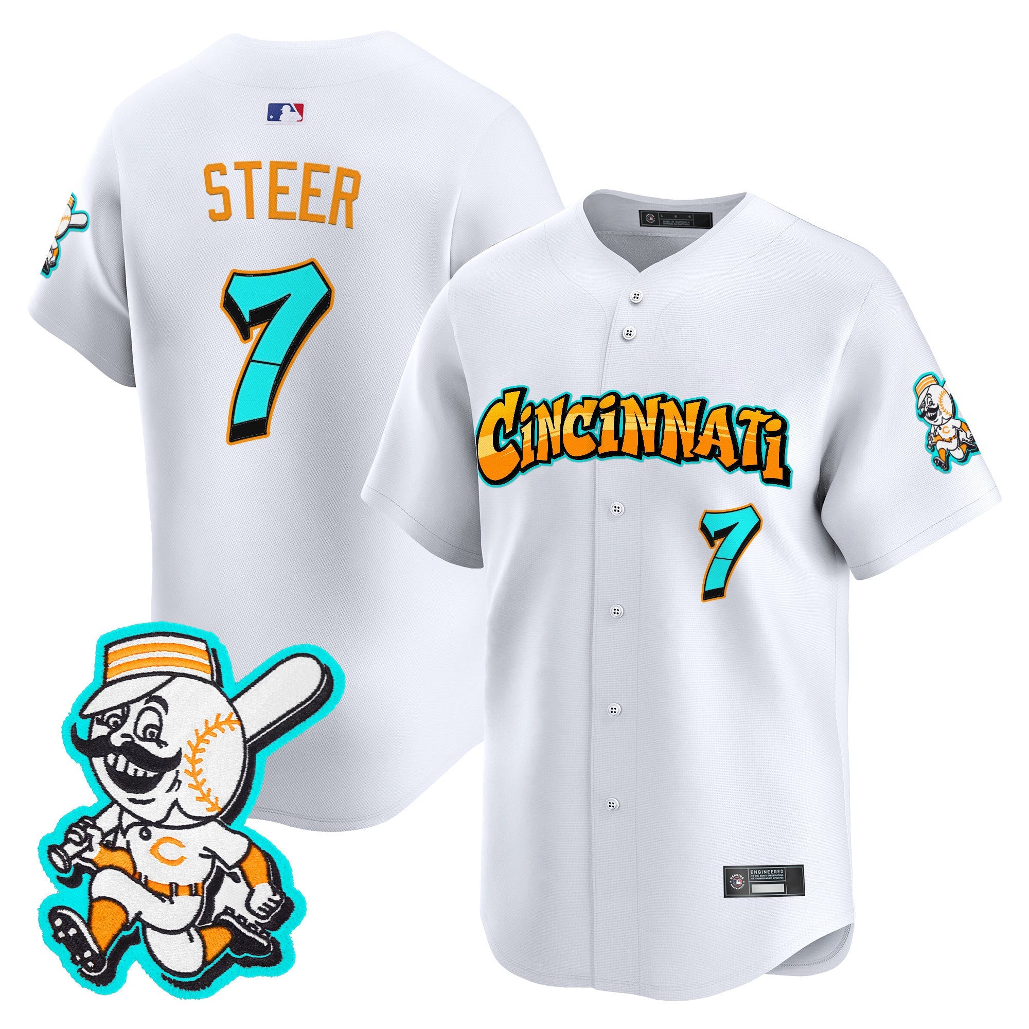 Men’s Cincinnati ‘Graffiti Queen City Edition’ Vapor Premier Limited Jersey