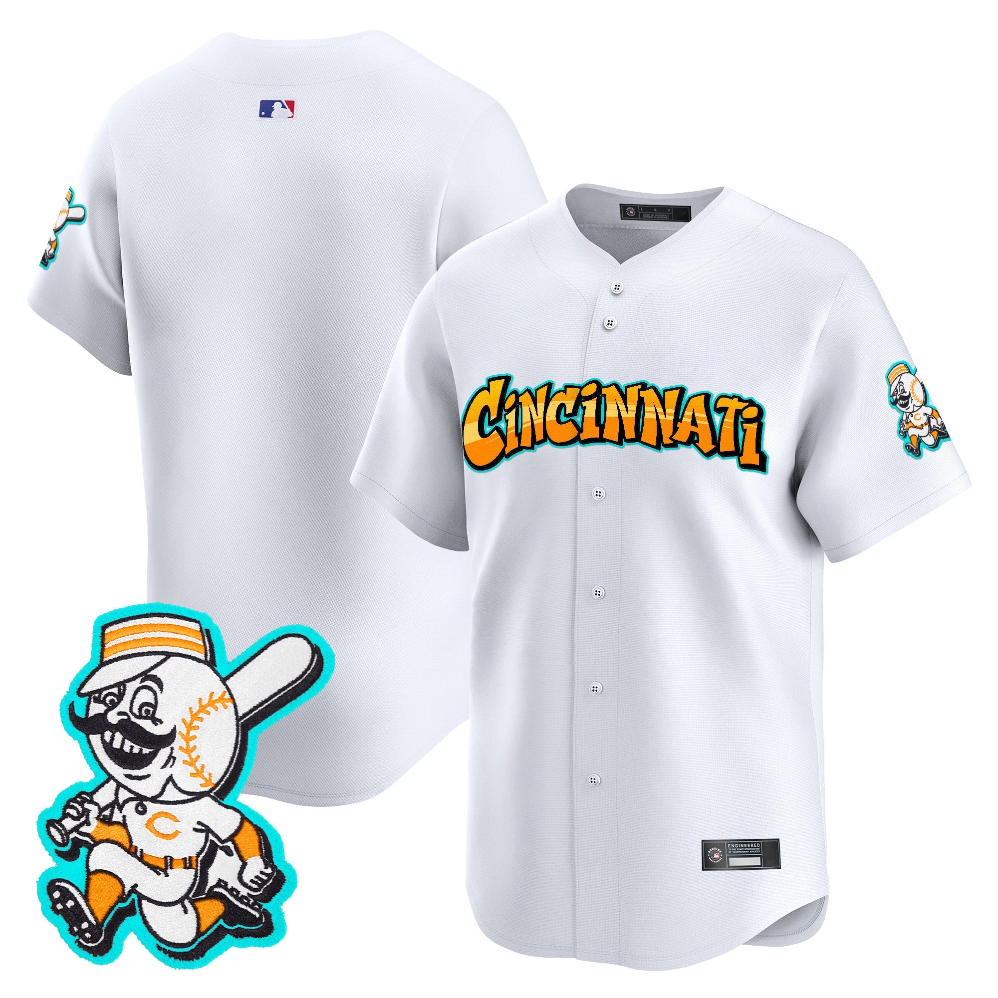 Men’s Cincinnati ‘Graffiti Queen City Edition’ Vapor Premier Limited Jersey