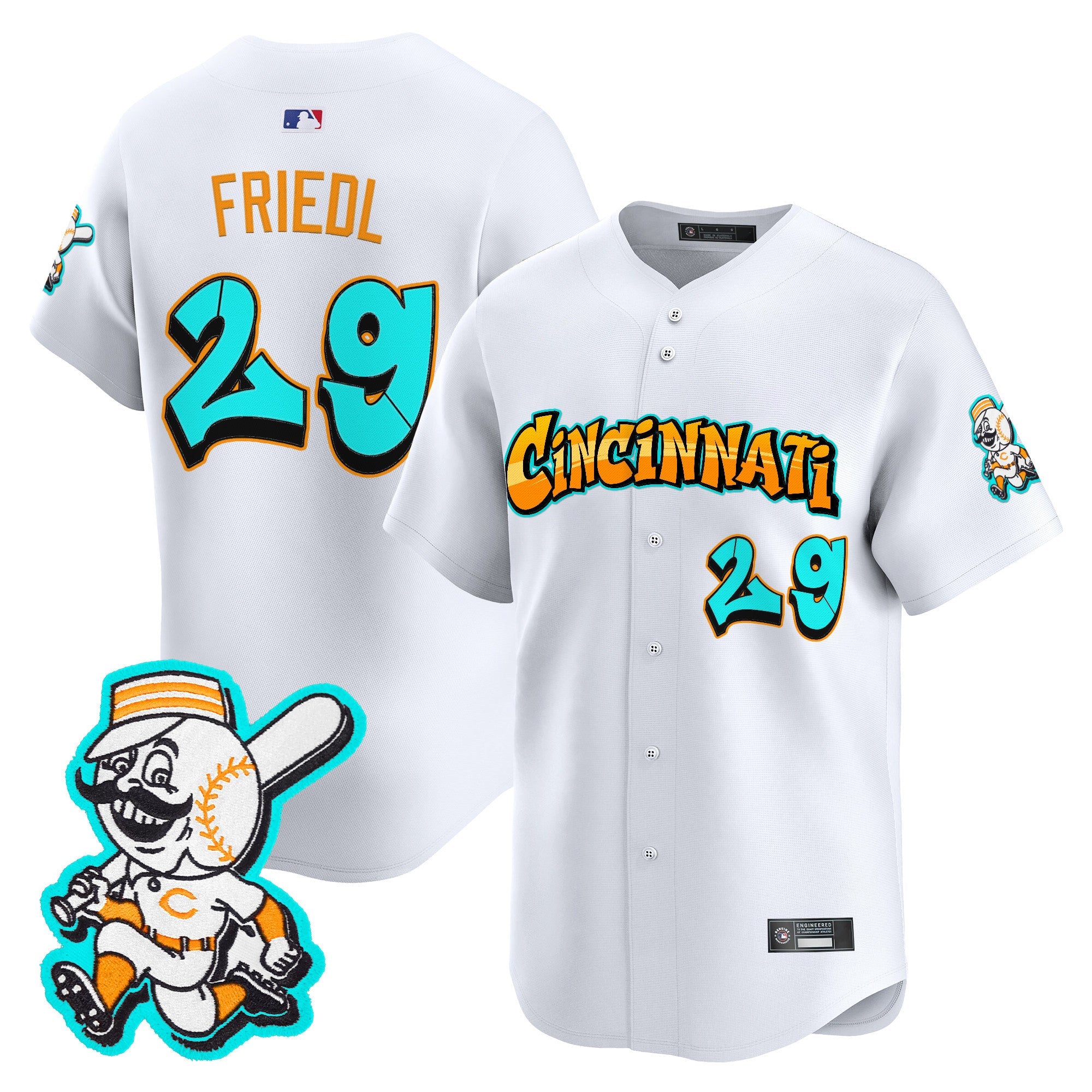 Men’s Cincinnati ‘Graffiti Queen City Edition’ Vapor Premier Limited Jersey