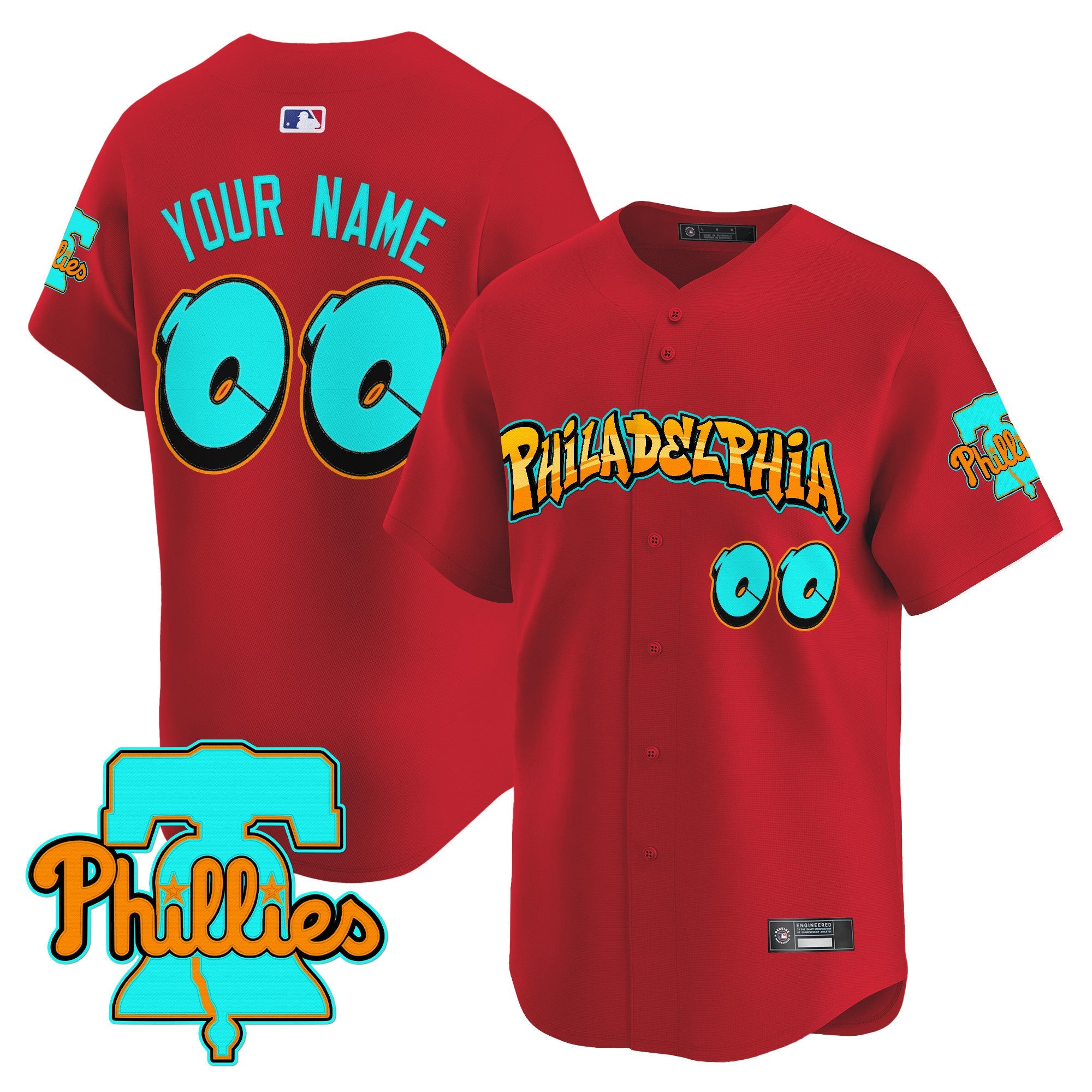 Philadelphia ‘Graffiti Broad Street Edition’ Vapor Premier Limited Custom Jersey