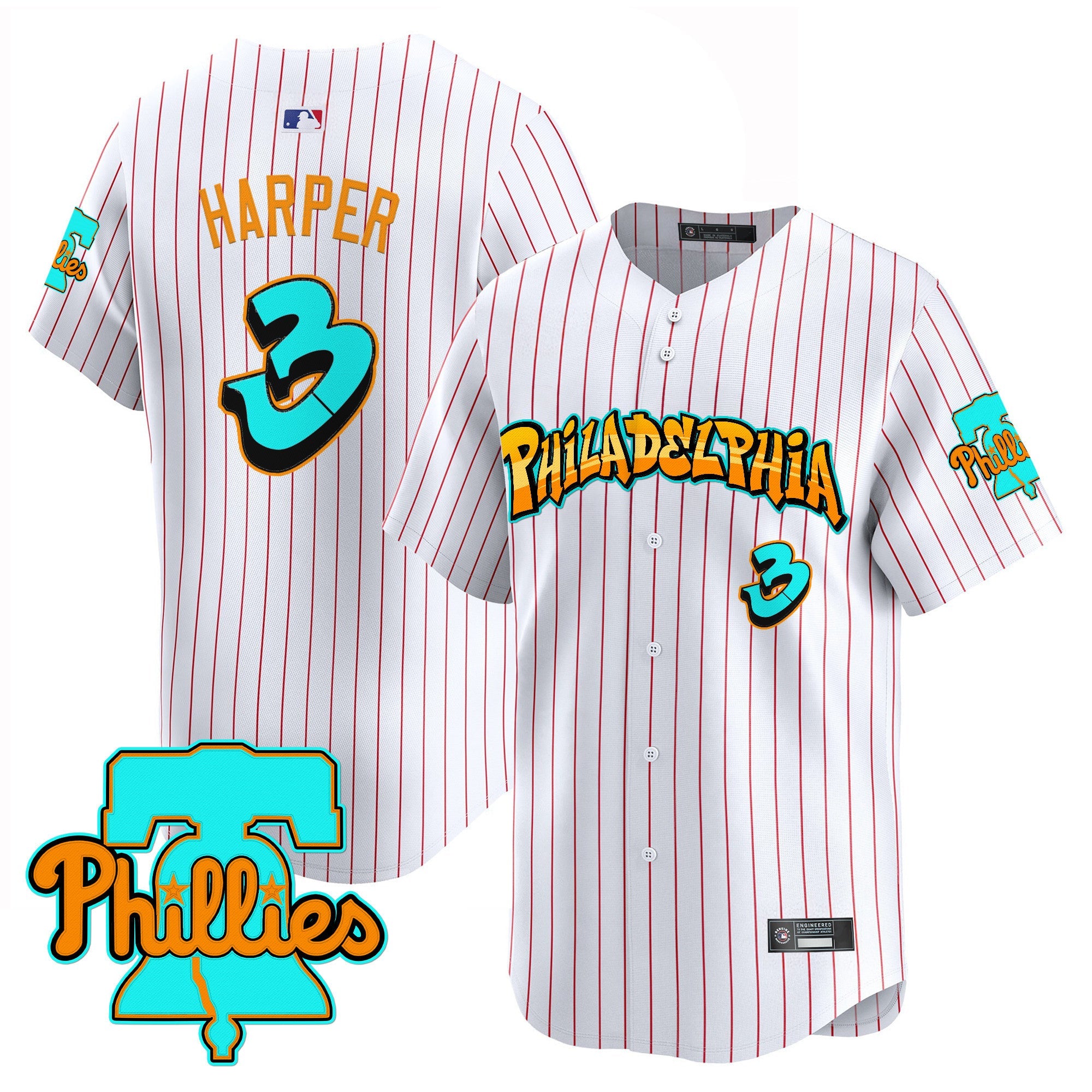 Men’s Philadelphia ‘Graffiti Broad Street Edition’ Vapor Premier Limited Jersey