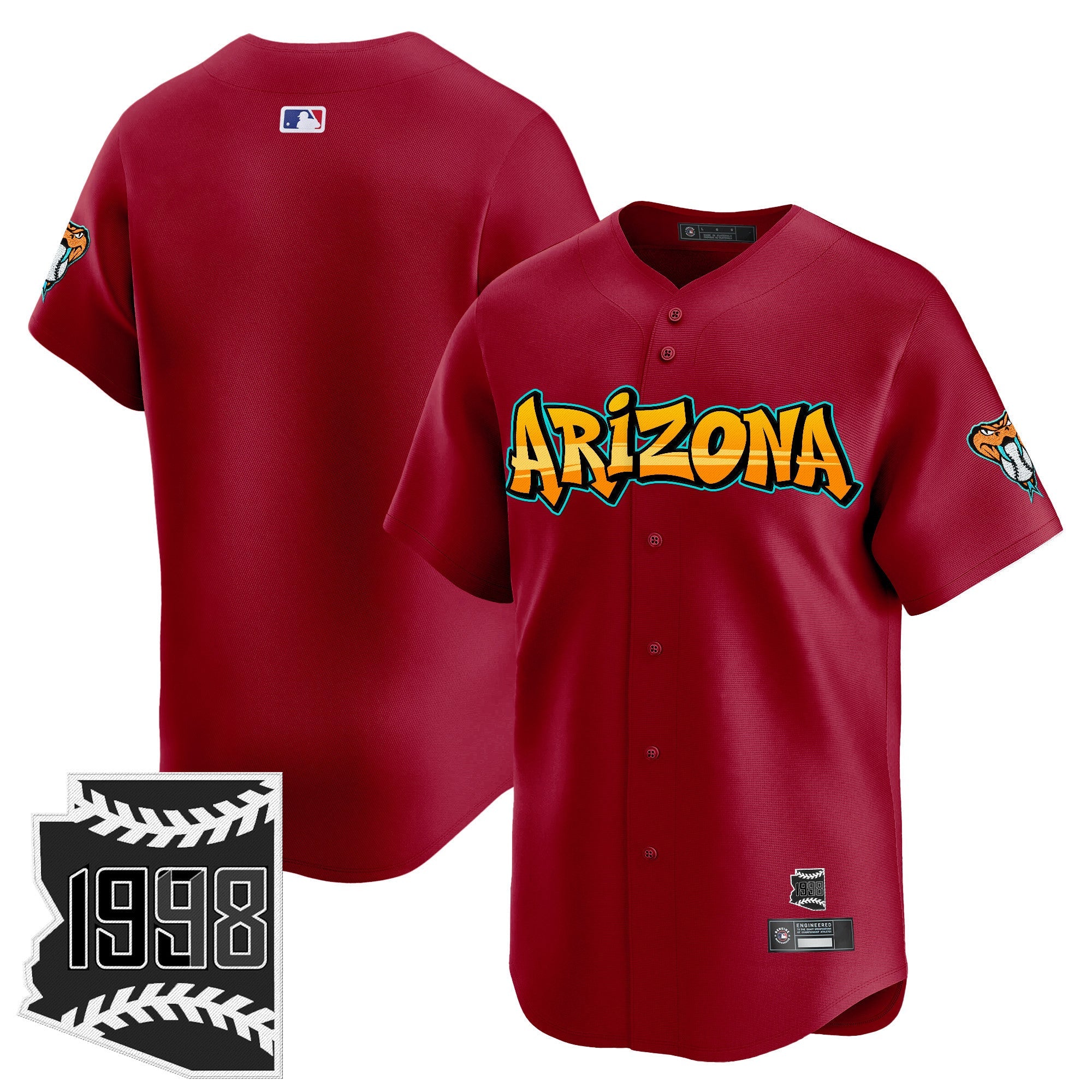 Men’s Arizona ‘Graffiti Desert Ink Edition’ Vapor Premier Limited Jersey