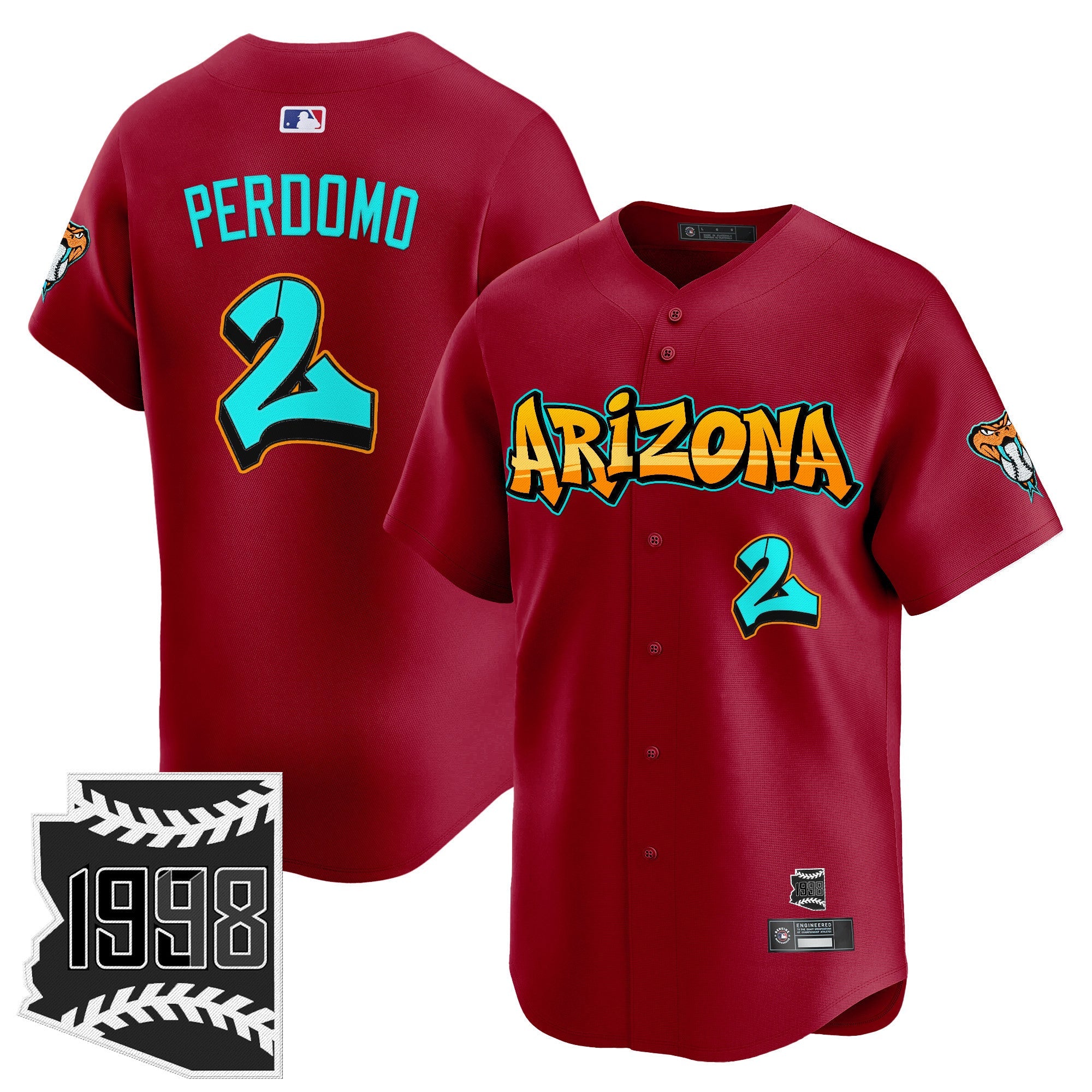 Men’s Arizona ‘Graffiti Desert Ink Edition’ Vapor Premier Limited Jersey