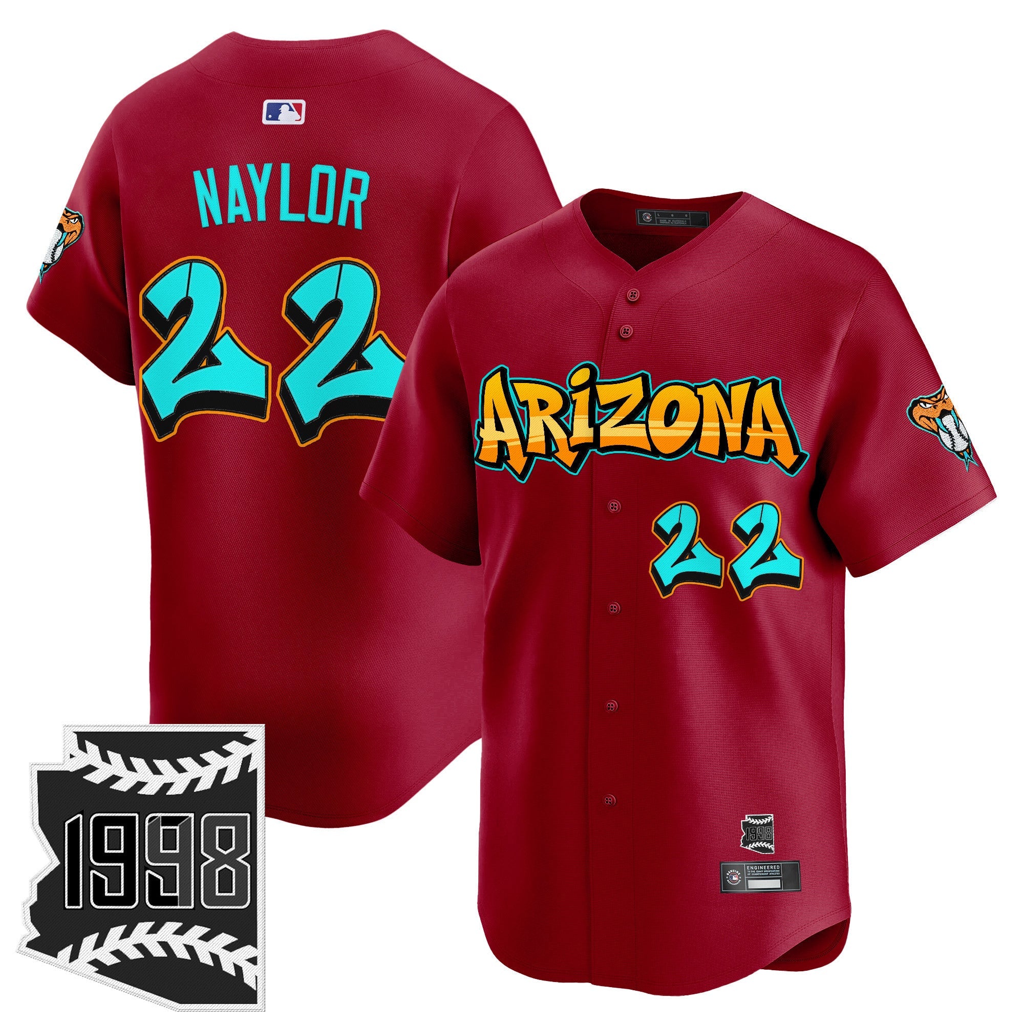 Men’s Arizona ‘Graffiti Desert Ink Edition’ Vapor Premier Limited Jersey