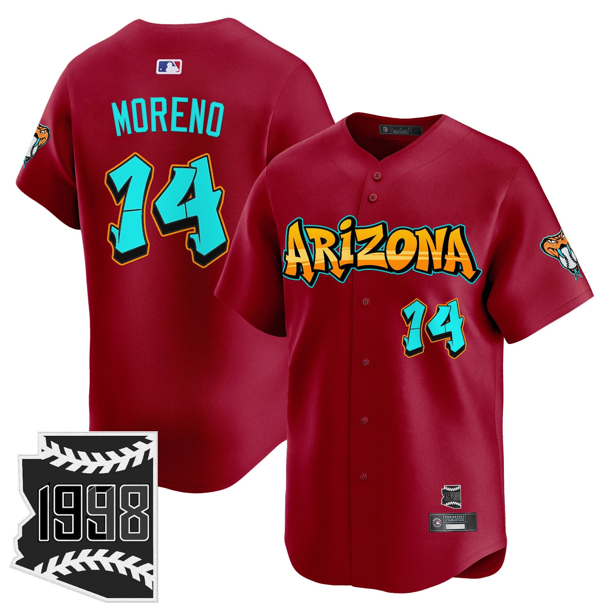 Men’s Arizona ‘Graffiti Desert Ink Edition’ Vapor Premier Limited Jersey