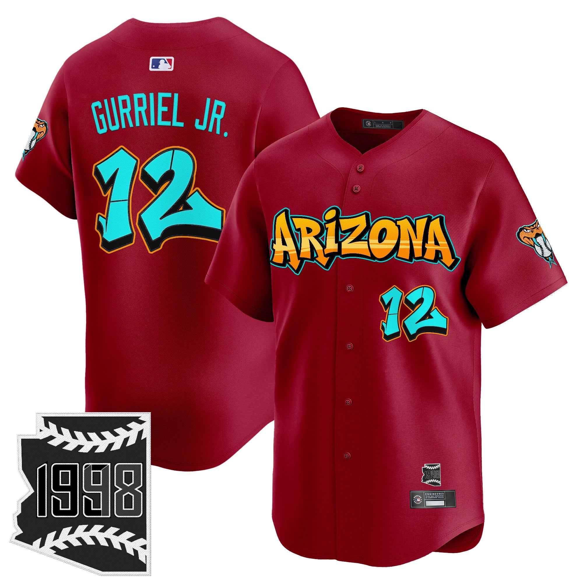 Men’s Arizona ‘Graffiti Desert Ink Edition’ Vapor Premier Limited Jersey