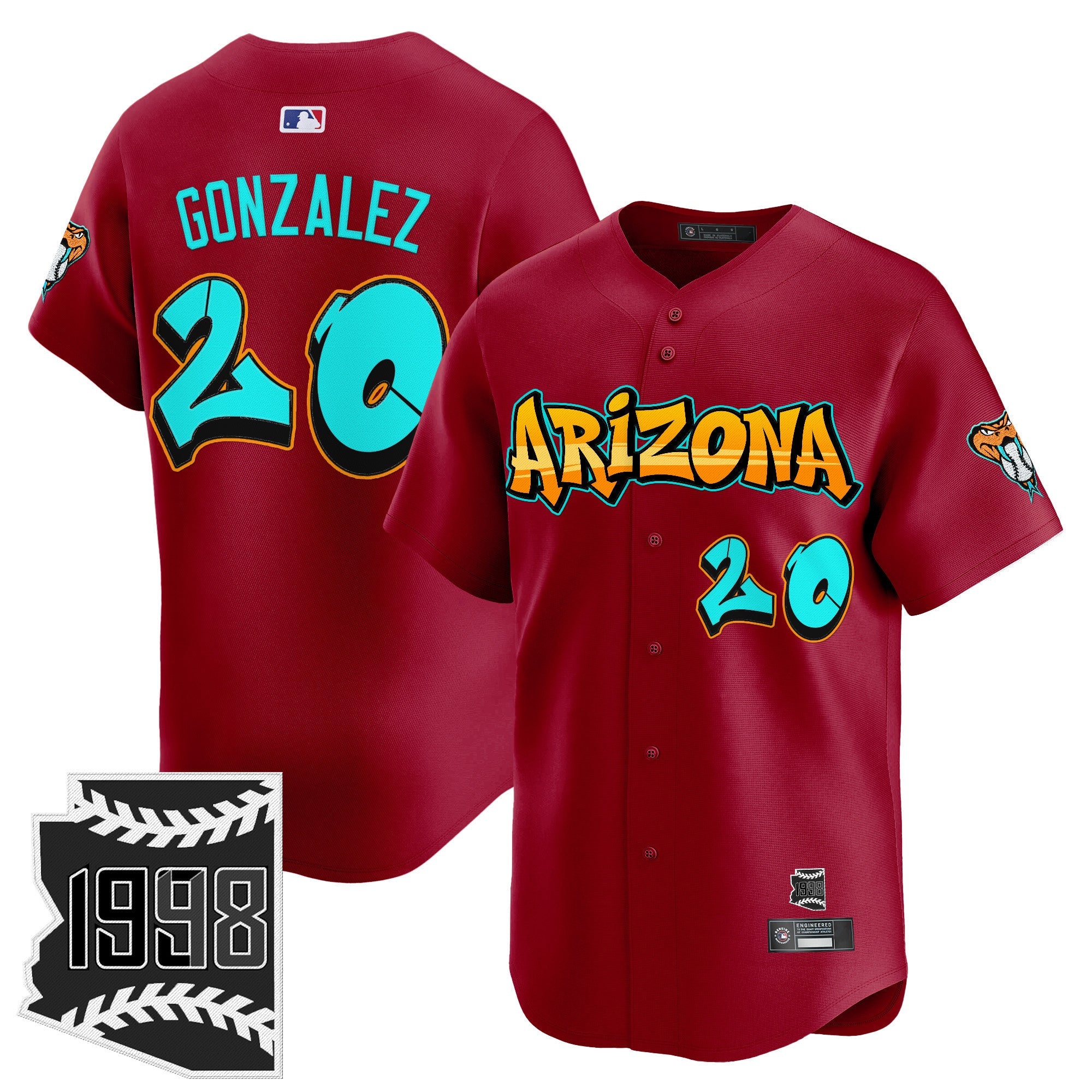Men’s Arizona ‘Graffiti Desert Ink Edition’ Vapor Premier Limited Jersey
