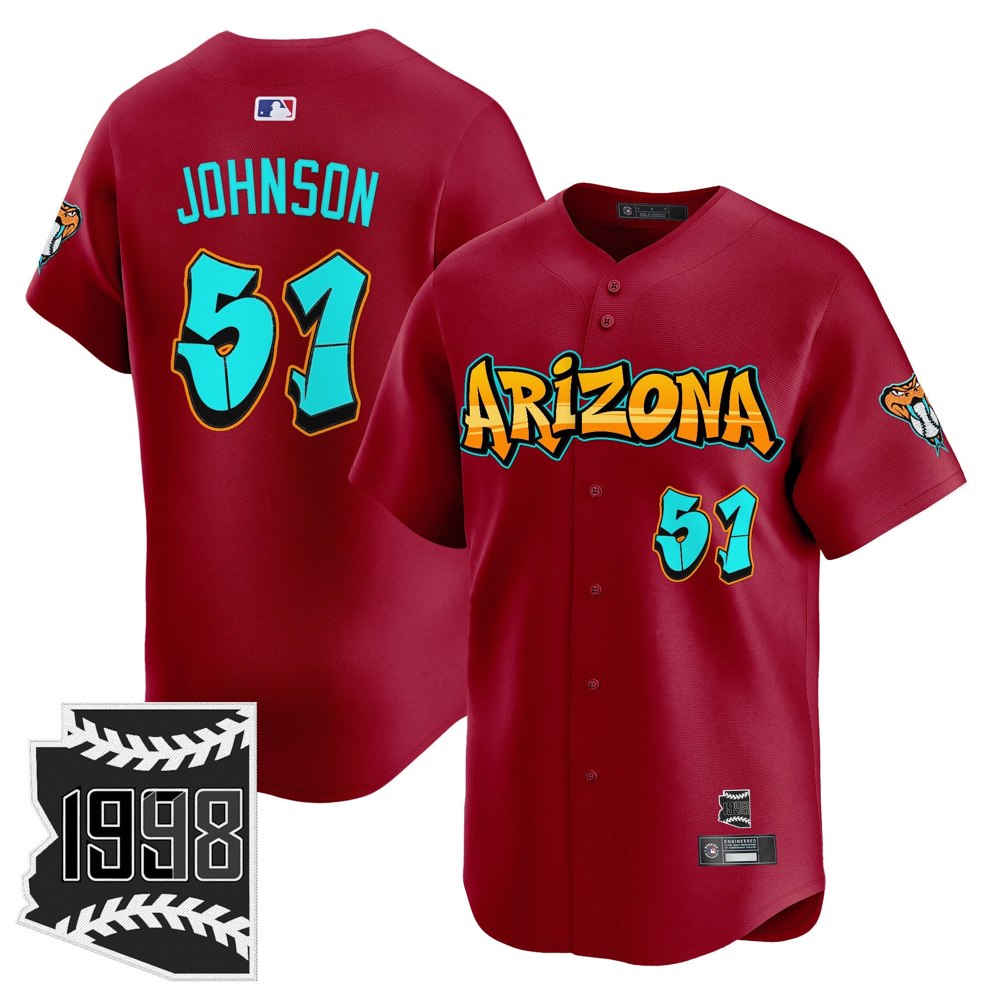 Men’s Arizona ‘Graffiti Desert Ink Edition’ Vapor Premier Limited Jersey
