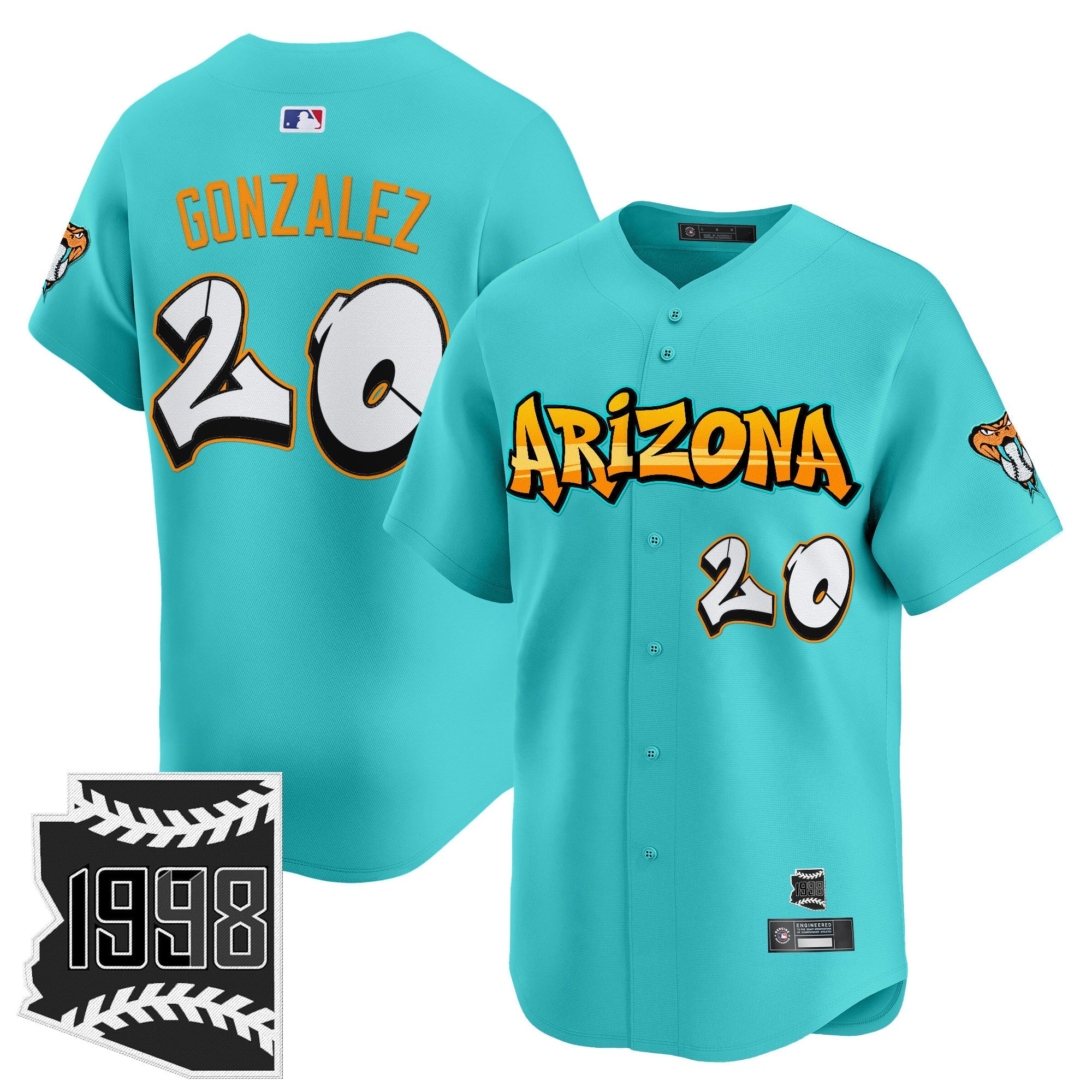 Men’s Arizona ‘Graffiti Desert Ink Edition’ Vapor Premier Limited Jersey
