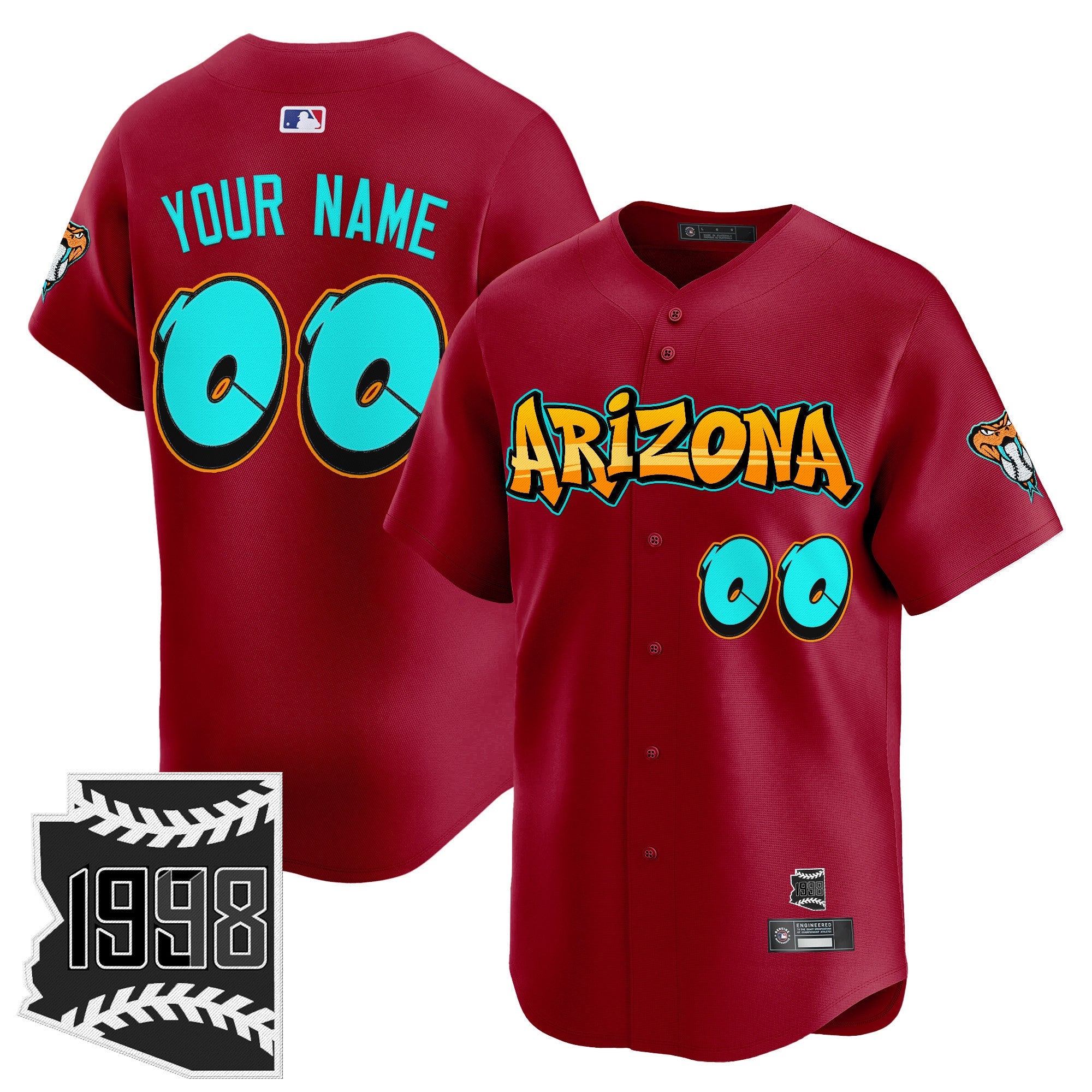 Arizona ‘Graffiti Desert Ink Edition’ Vapor Premier Limited Custom Jersey