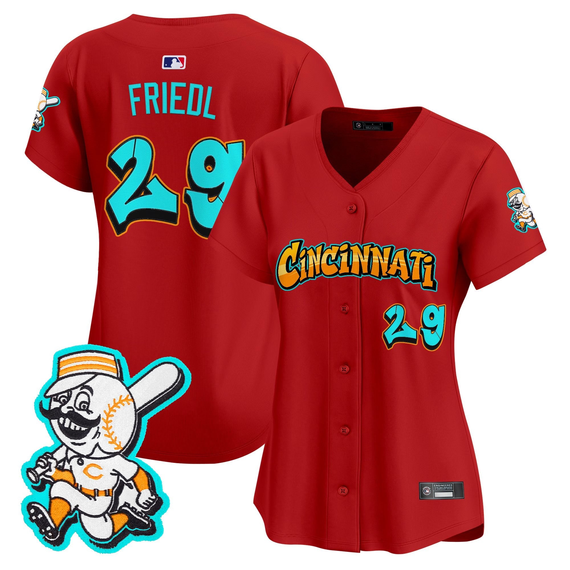 Women’s Cincinnati ‘Graffiti Queen City Edition’ Vapor Premier Limited Jersey
