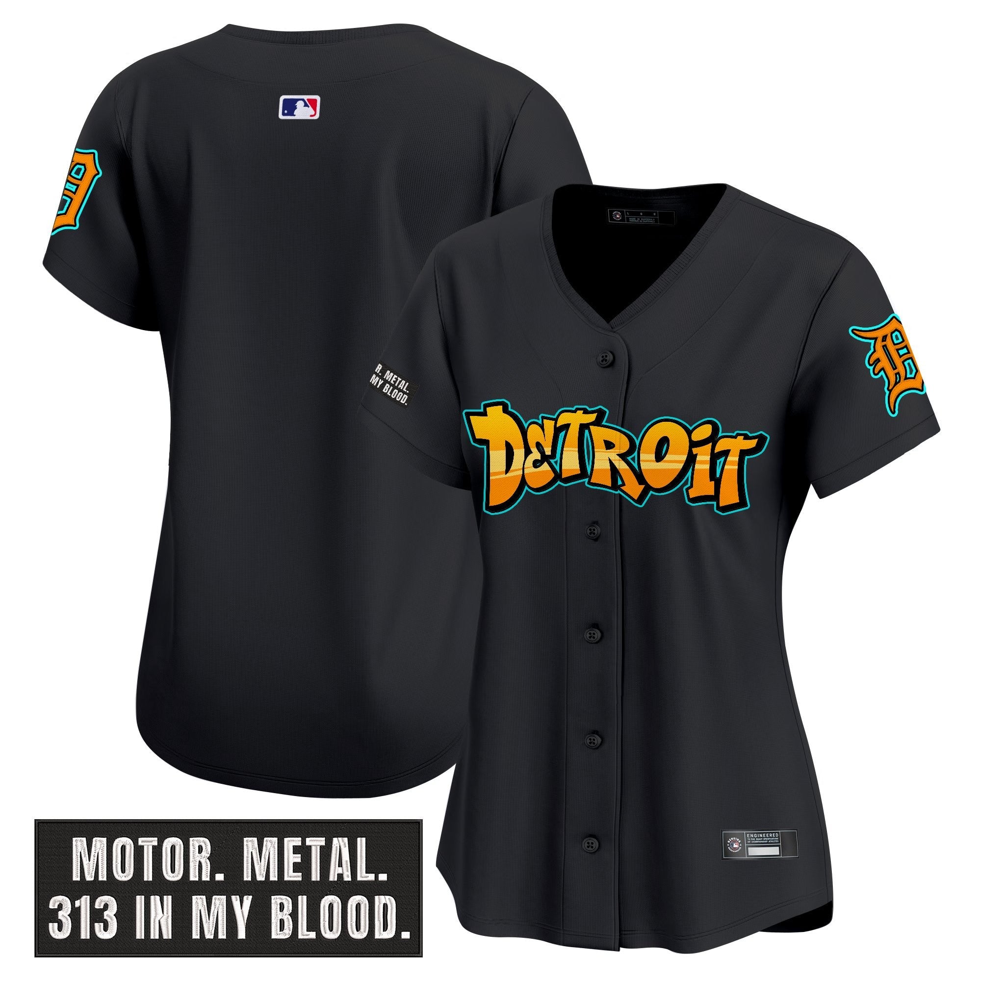 Women’s Detroit ‘Graffiti Motor City Edition’ Vapor Premier Limited Jersey