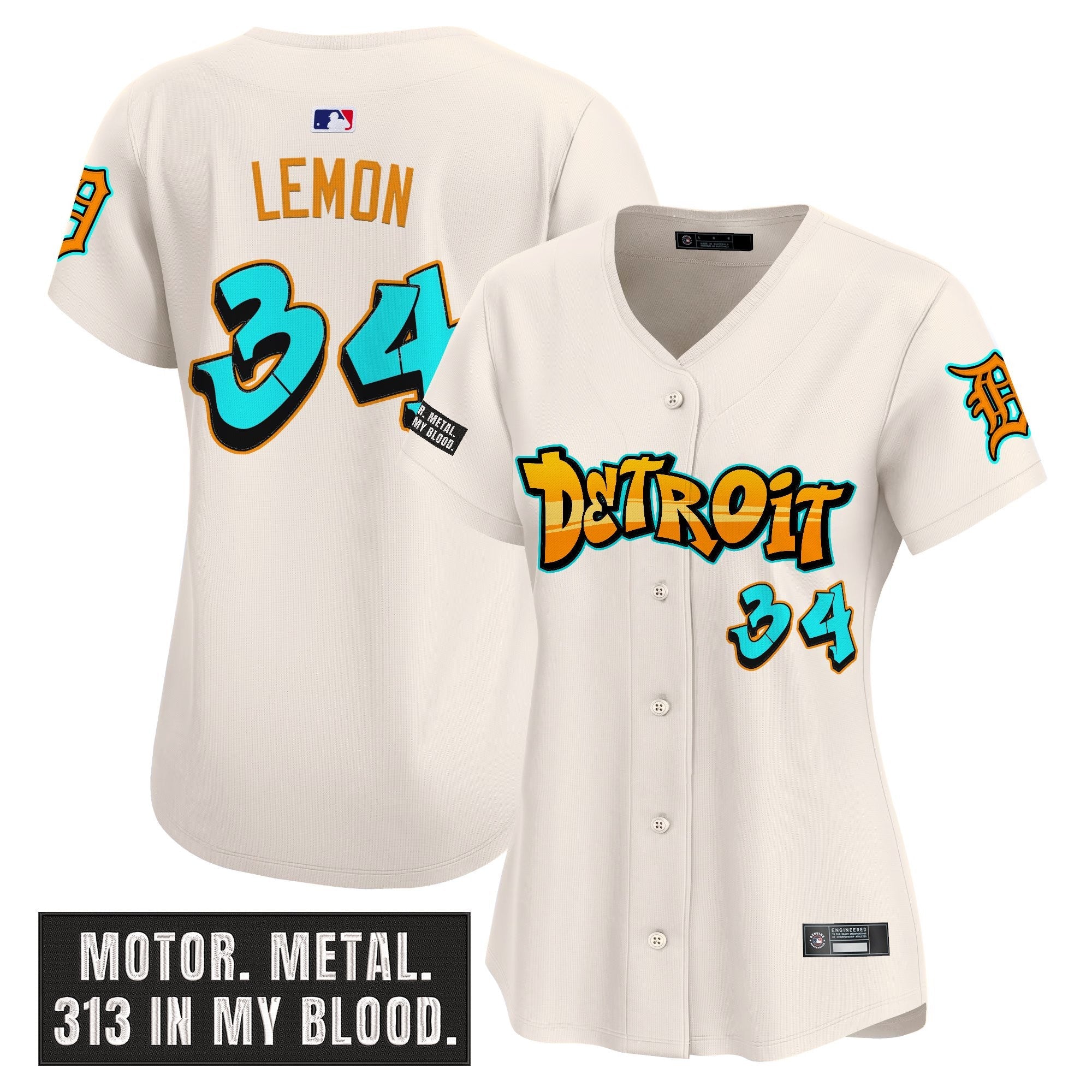Women’s Detroit ‘Graffiti Motor City Edition’ Vapor Premier Limited Jersey
