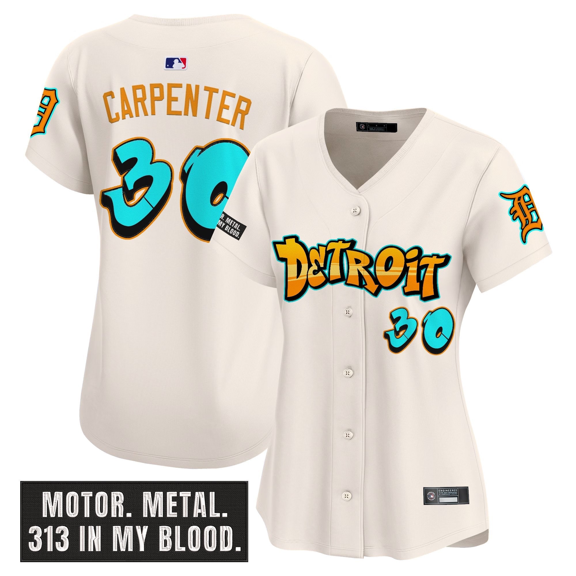 Women’s Detroit ‘Graffiti Motor City Edition’ Vapor Premier Limited Jersey