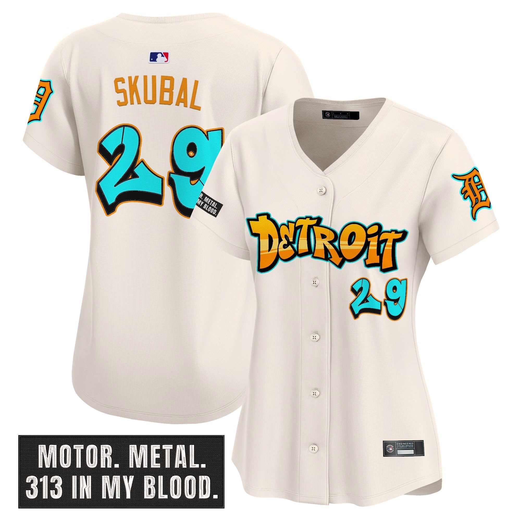 Women’s Detroit ‘Graffiti Motor City Edition’ Vapor Premier Limited Jersey