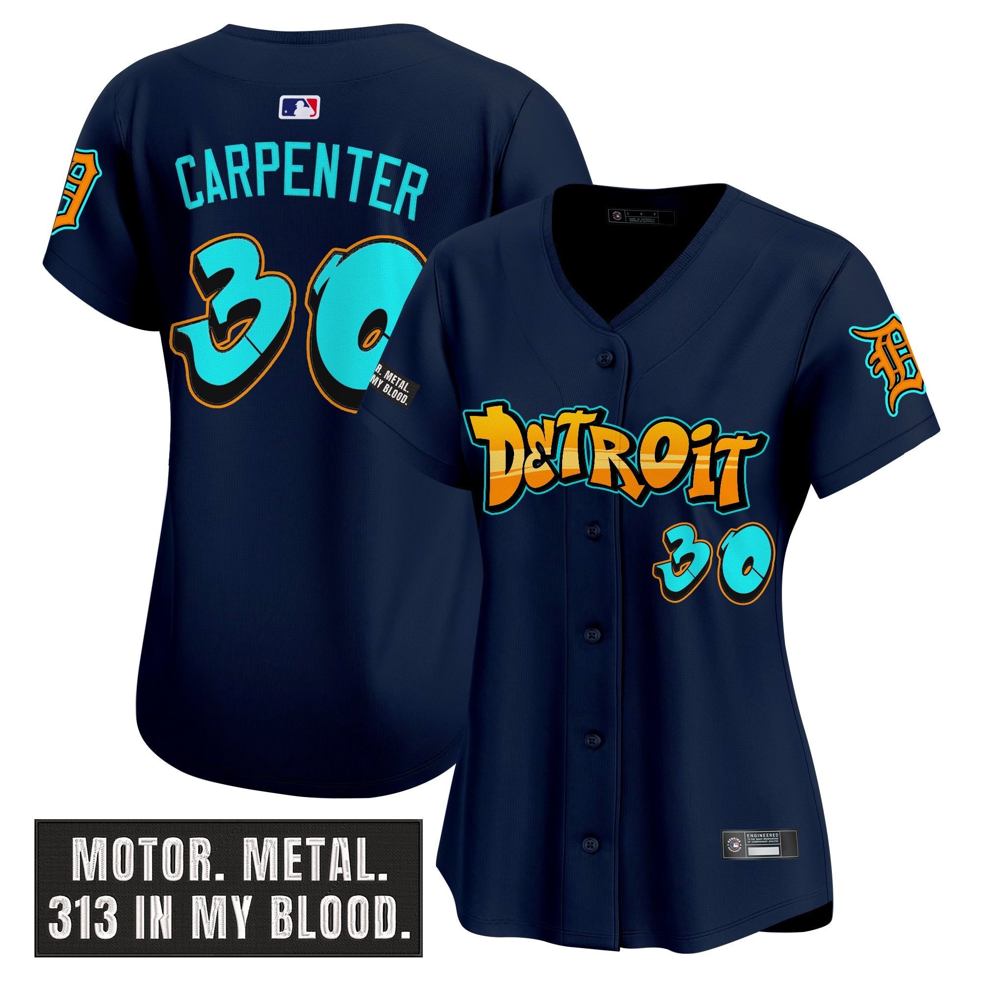 Women’s Detroit ‘Graffiti Motor City Edition’ Vapor Premier Limited Jersey