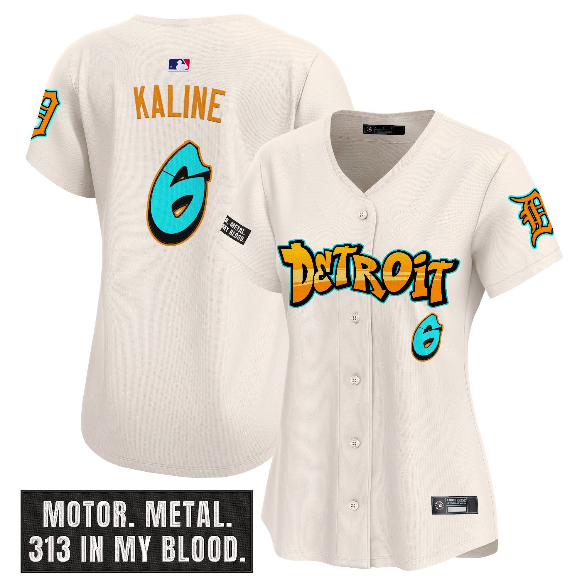 Women’s Detroit ‘Graffiti Motor City Edition’ Vapor Premier Limited Jersey