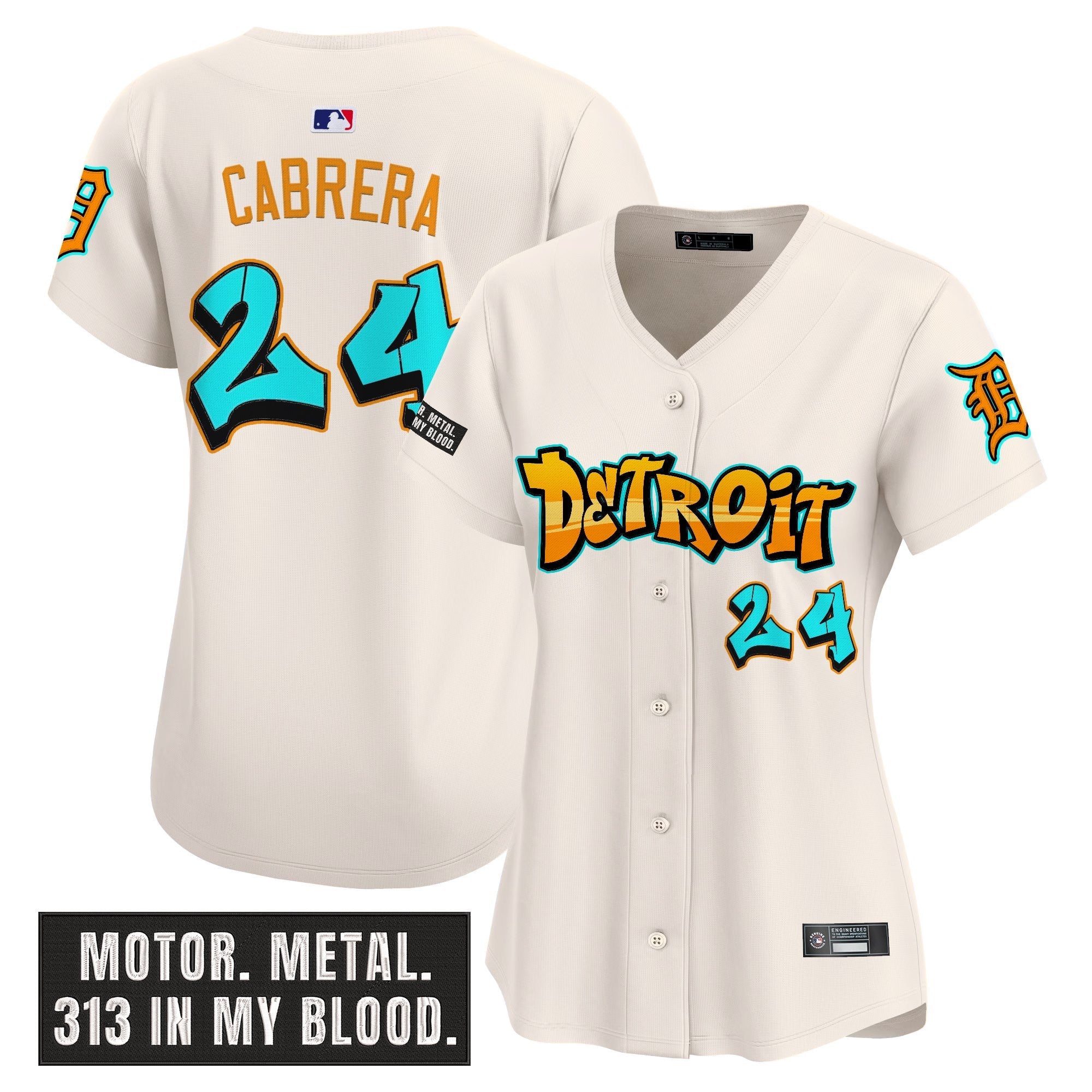 Women’s Detroit ‘Graffiti Motor City Edition’ Vapor Premier Limited Jersey