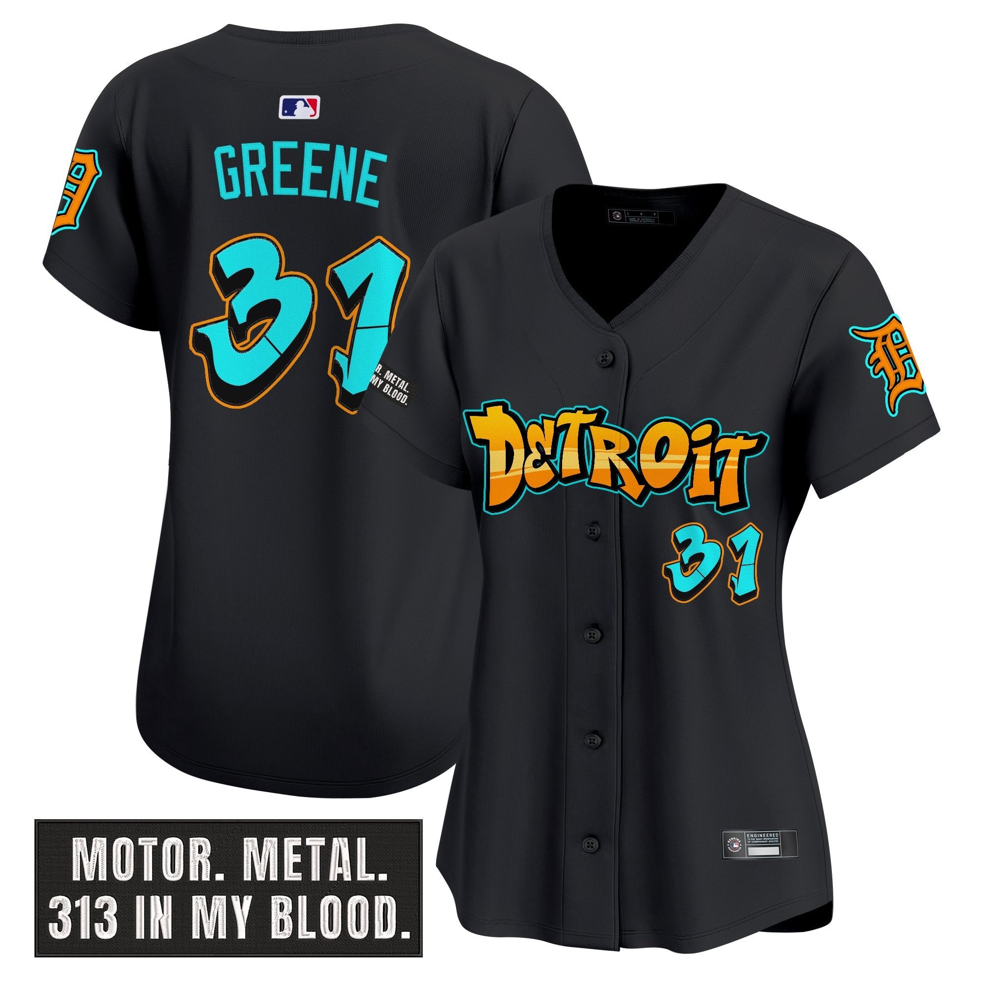 Women’s Detroit ‘Graffiti Motor City Edition’ Vapor Premier Limited Jersey