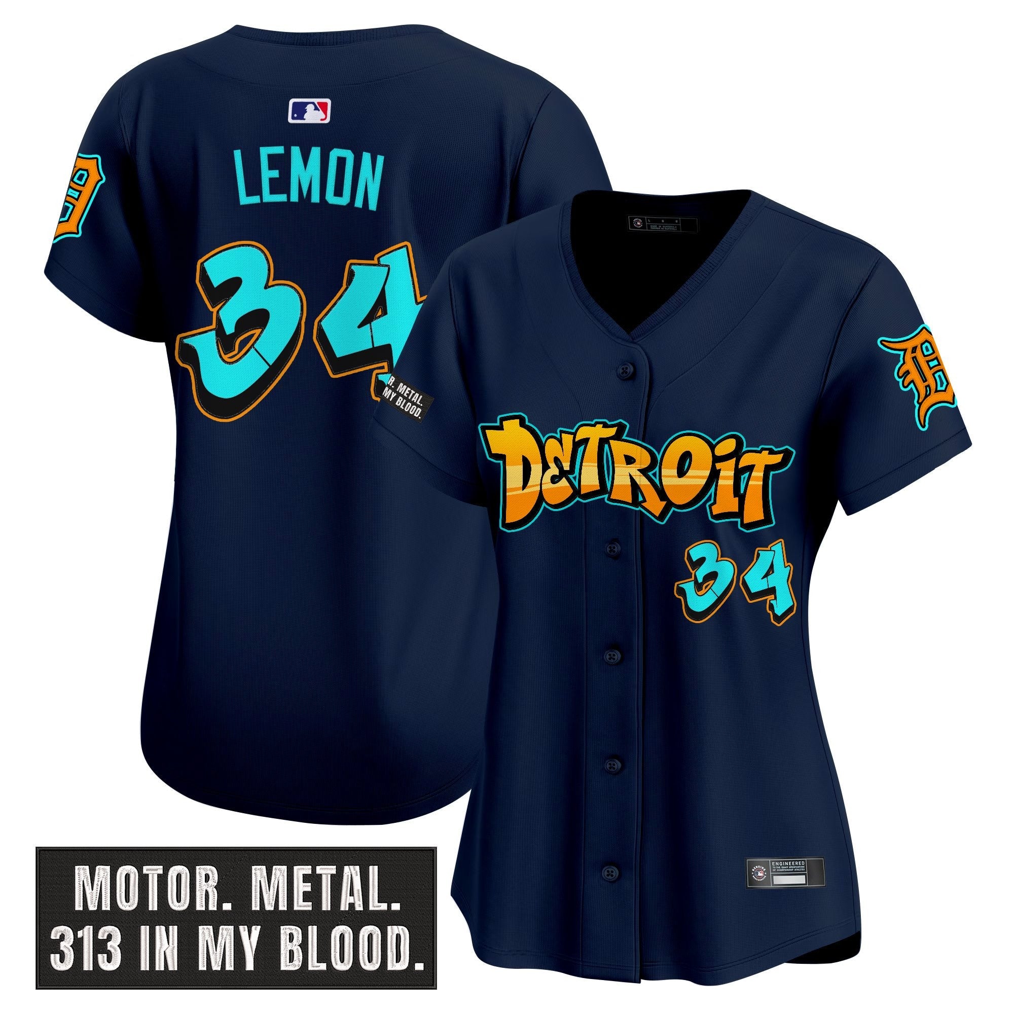 Women’s Detroit ‘Graffiti Motor City Edition’ Vapor Premier Limited Jersey
