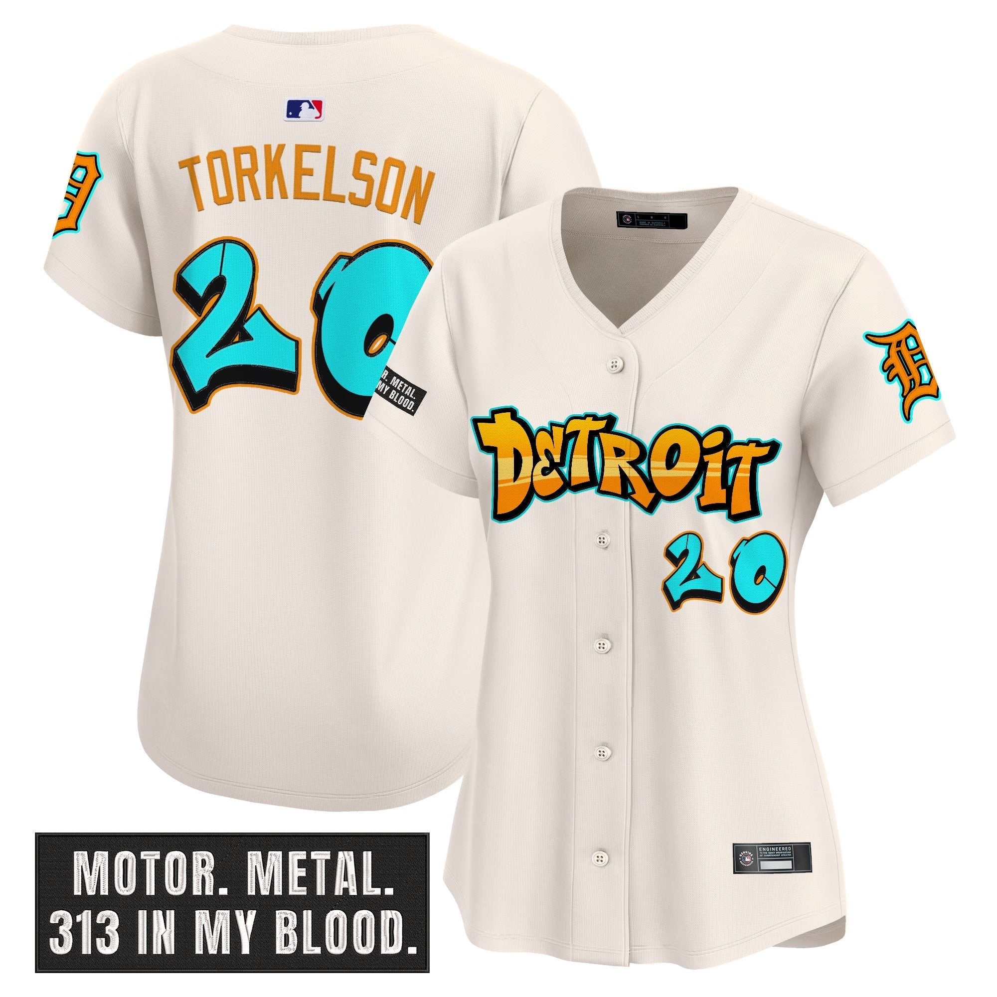 Women’s Detroit ‘Graffiti Motor City Edition’ Vapor Premier Limited Jersey