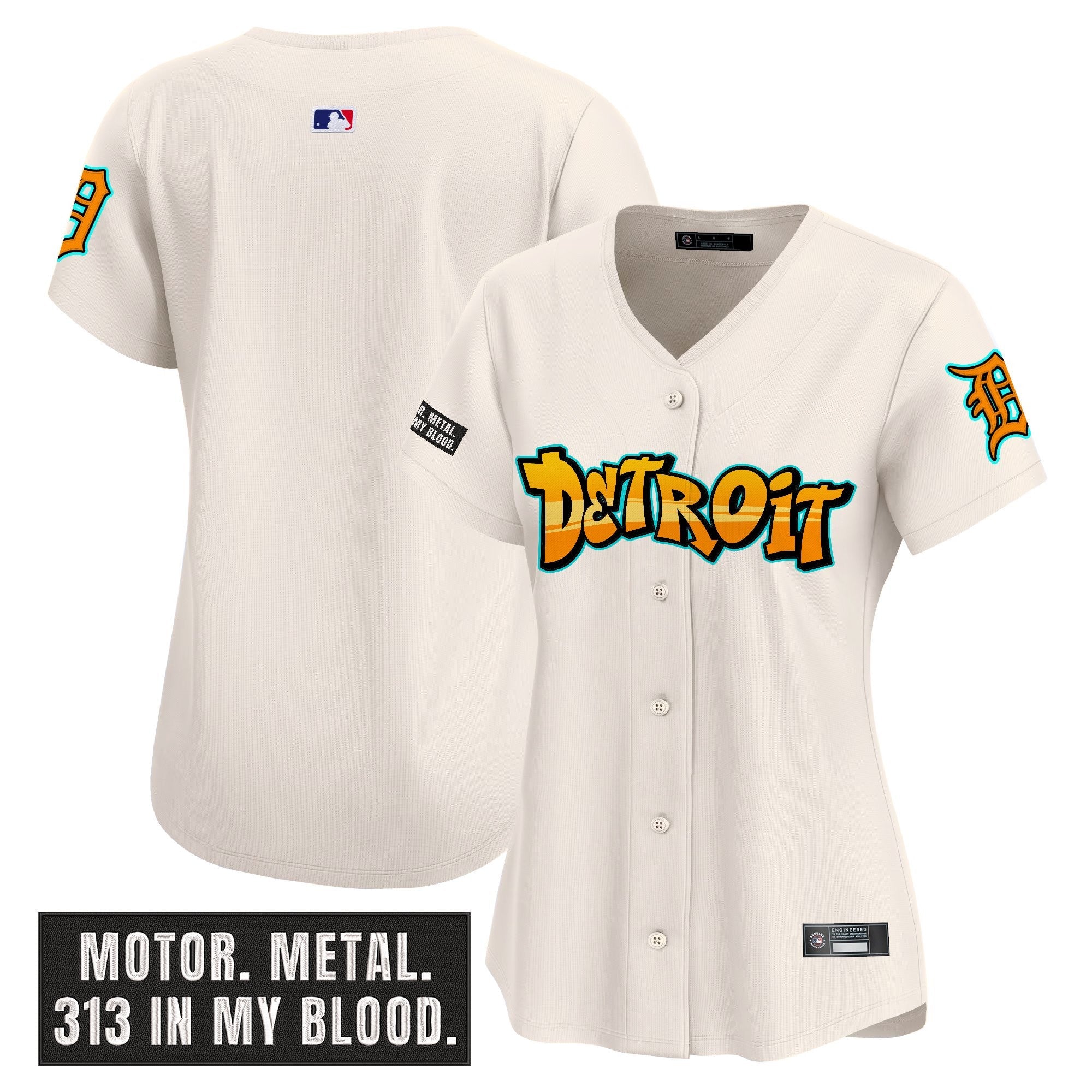 Women’s Detroit ‘Graffiti Motor City Edition’ Vapor Premier Limited Jersey