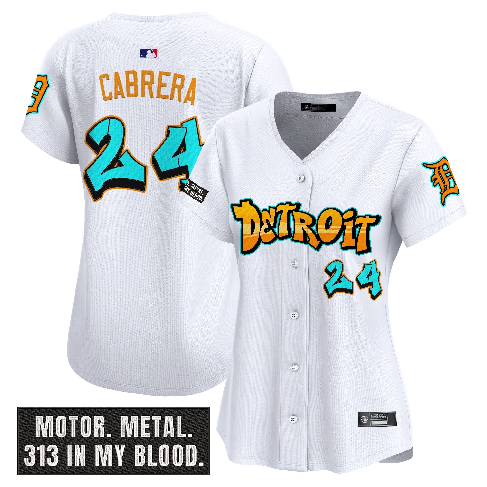 Women’s Detroit ‘Graffiti Motor City Edition’ Vapor Premier Limited Jersey