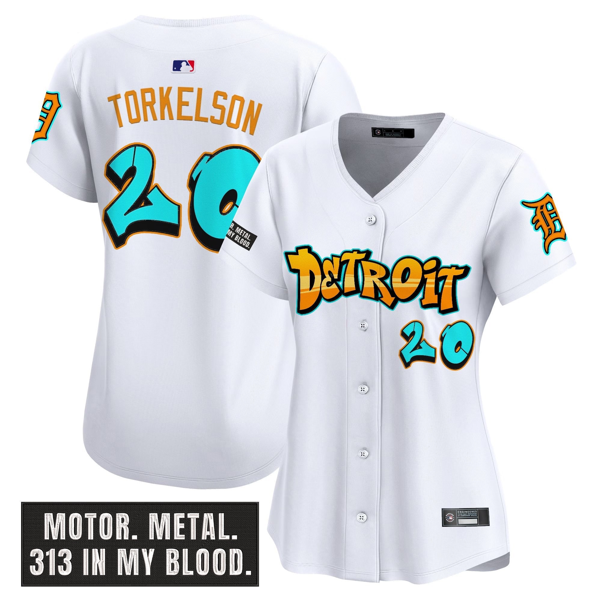 Women’s Detroit ‘Graffiti Motor City Edition’ Vapor Premier Limited Jersey
