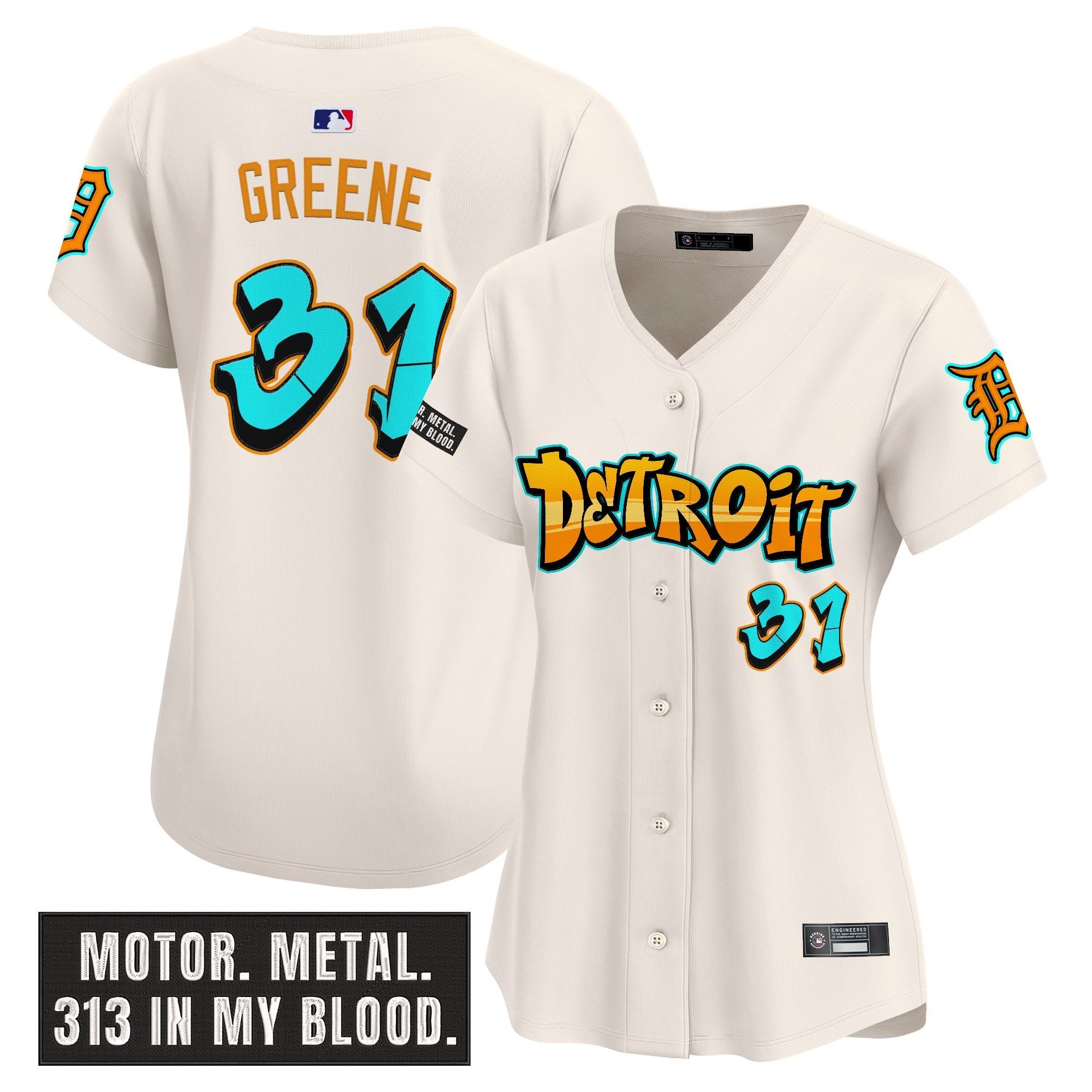 Women’s Detroit ‘Graffiti Motor City Edition’ Vapor Premier Limited Jersey
