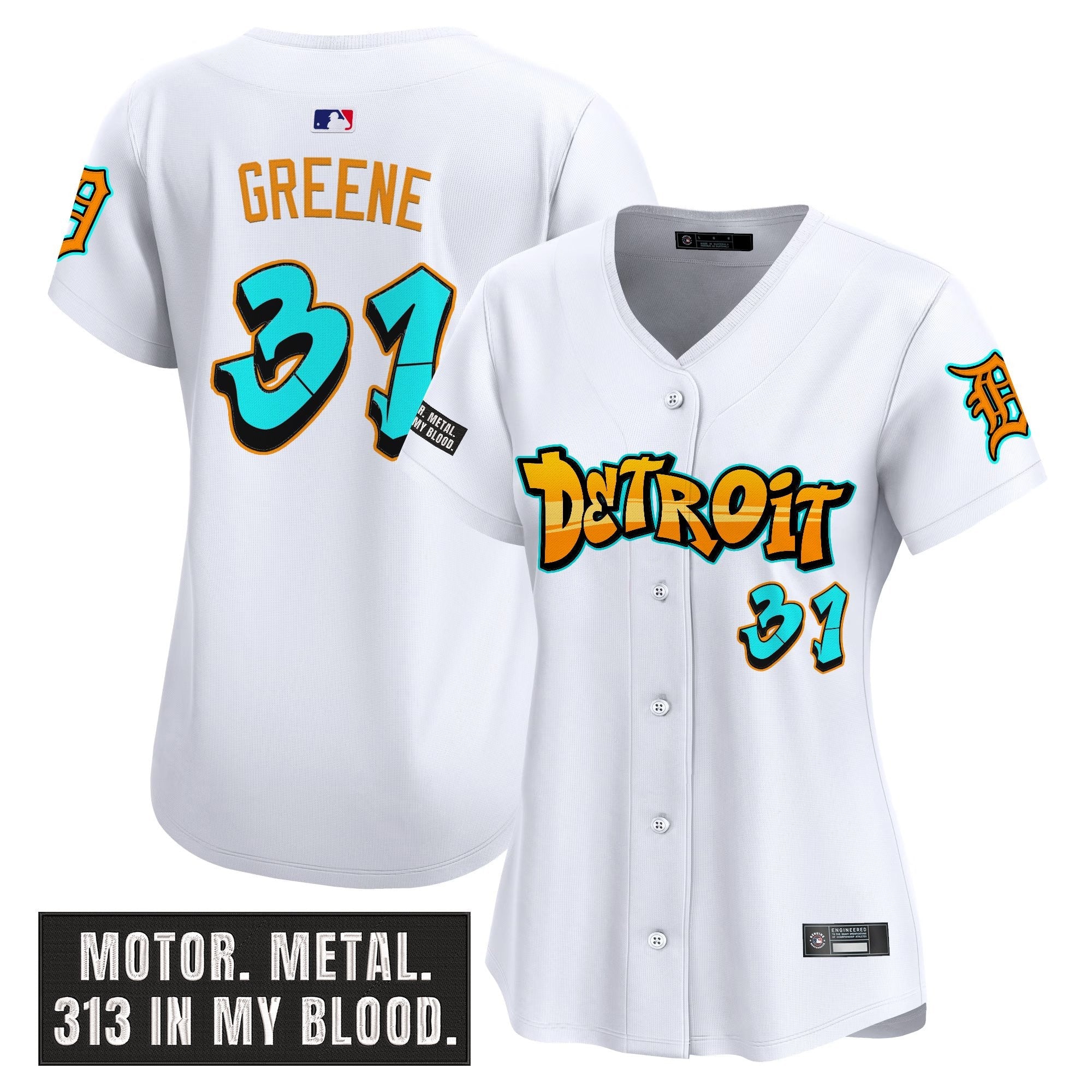 Women’s Detroit ‘Graffiti Motor City Edition’ Vapor Premier Limited Jersey