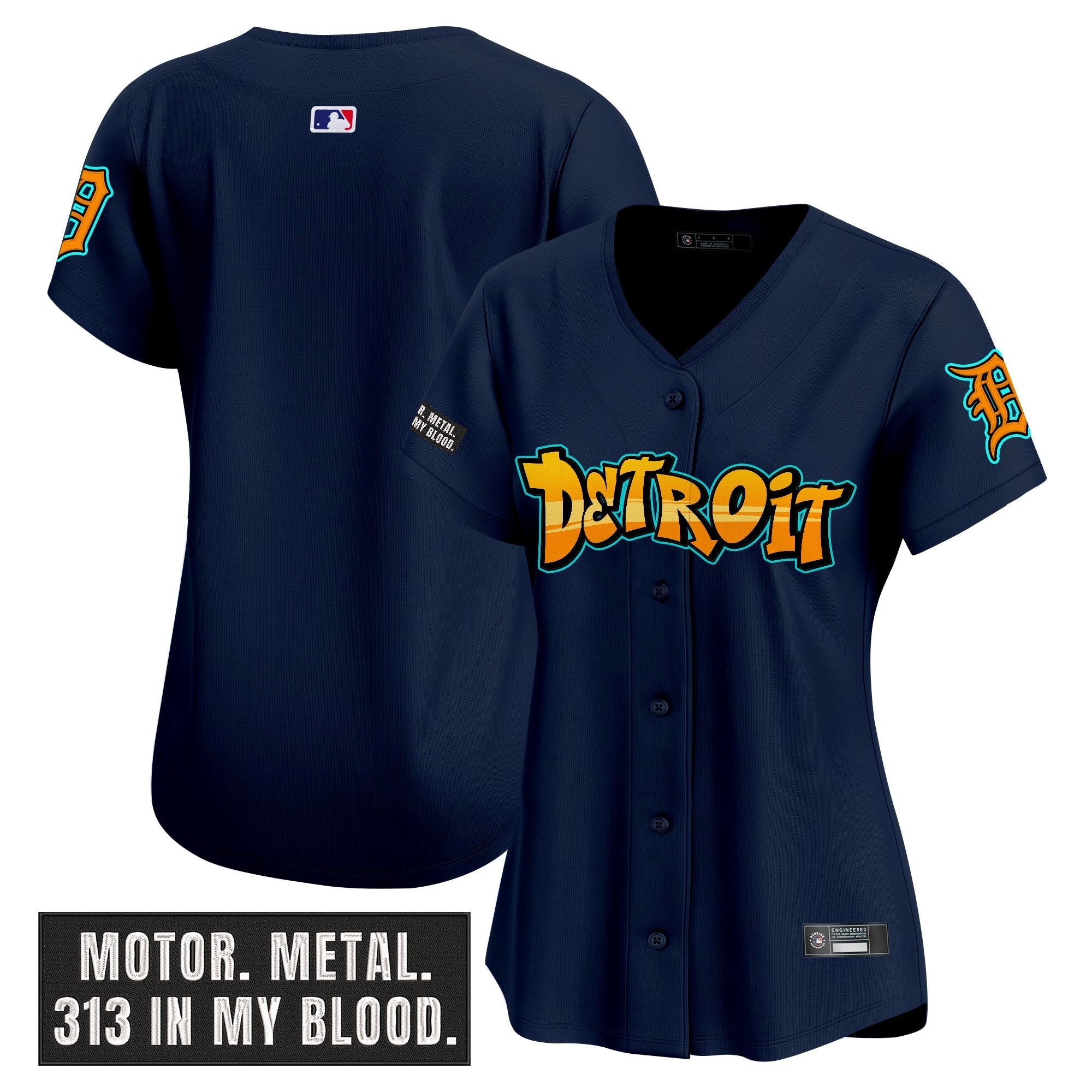 Women’s Detroit ‘Graffiti Motor City Edition’ Vapor Premier Limited Jersey