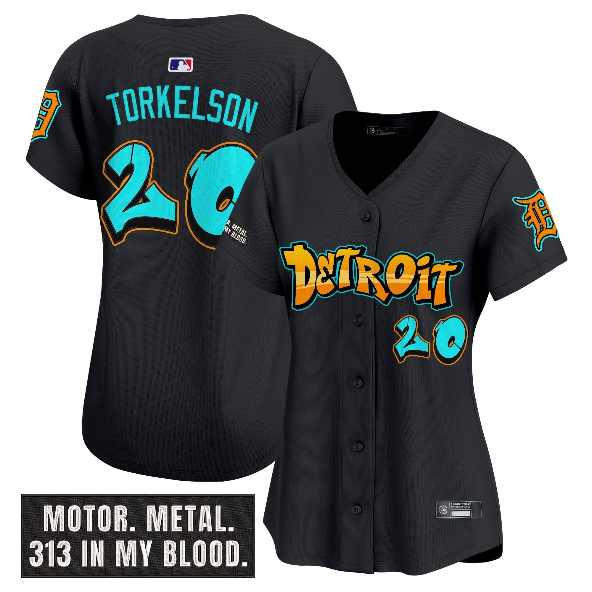 Women’s Detroit ‘Graffiti Motor City Edition’ Vapor Premier Limited Jersey