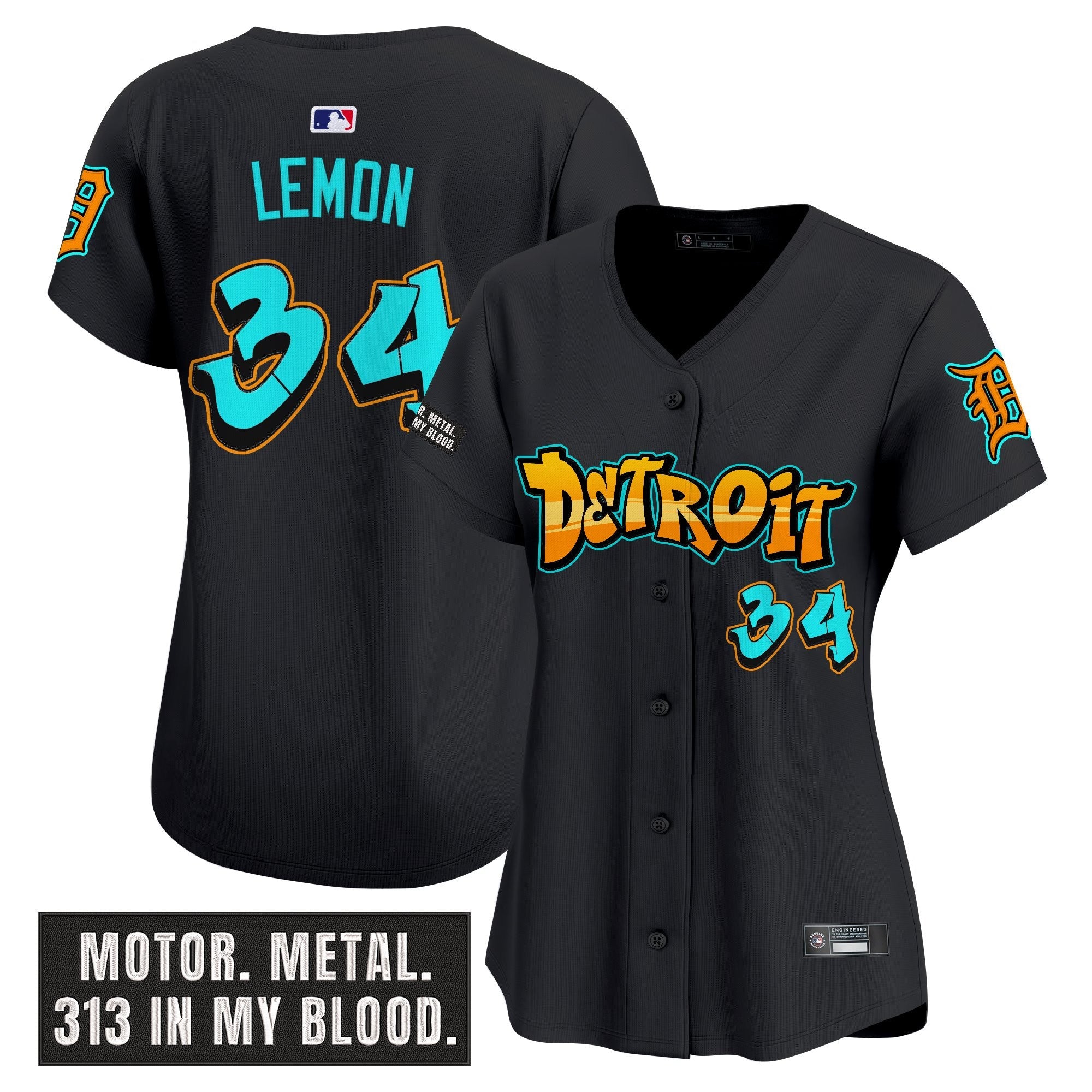 Women’s Detroit ‘Graffiti Motor City Edition’ Vapor Premier Limited Jersey