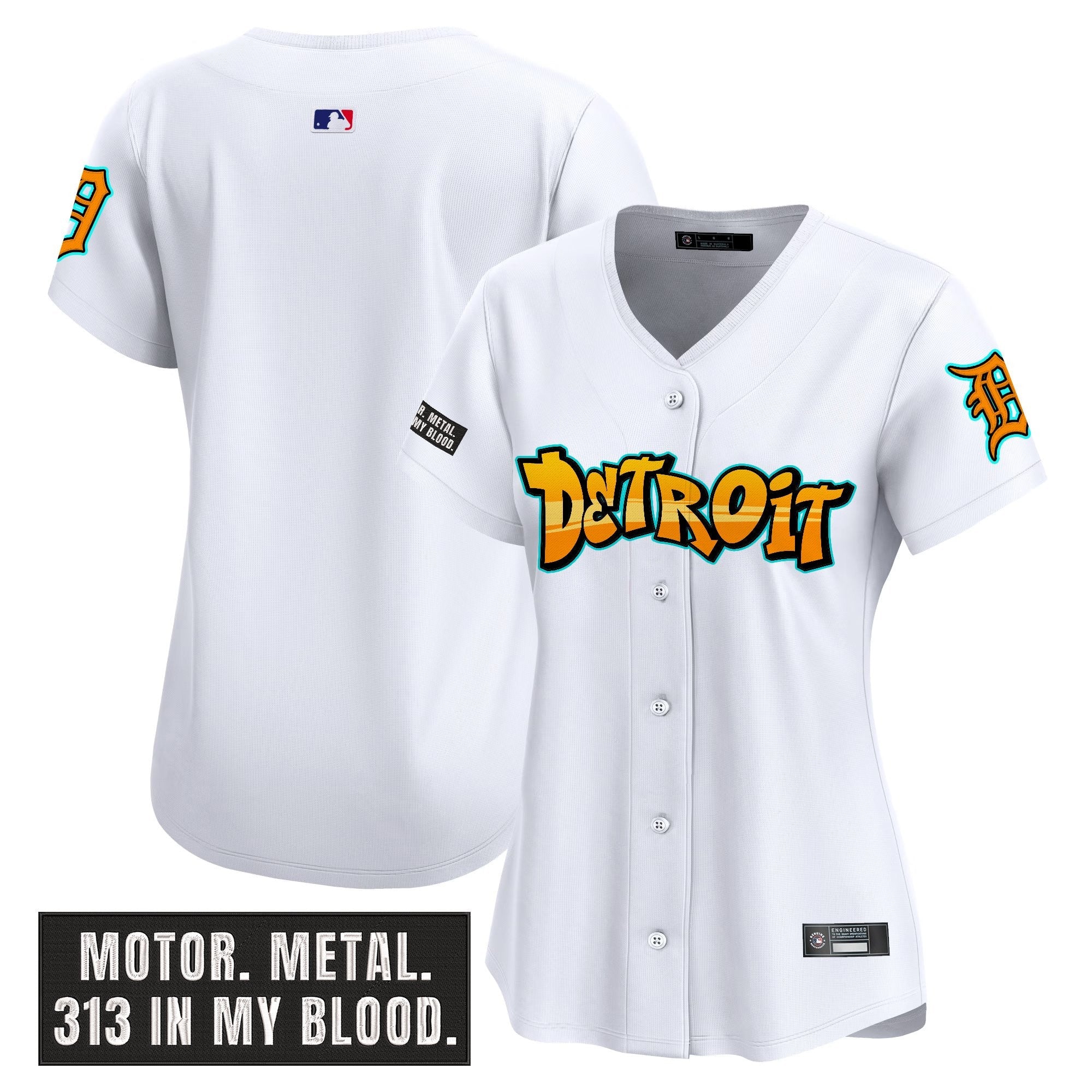 Women’s Detroit ‘Graffiti Motor City Edition’ Vapor Premier Limited Jersey