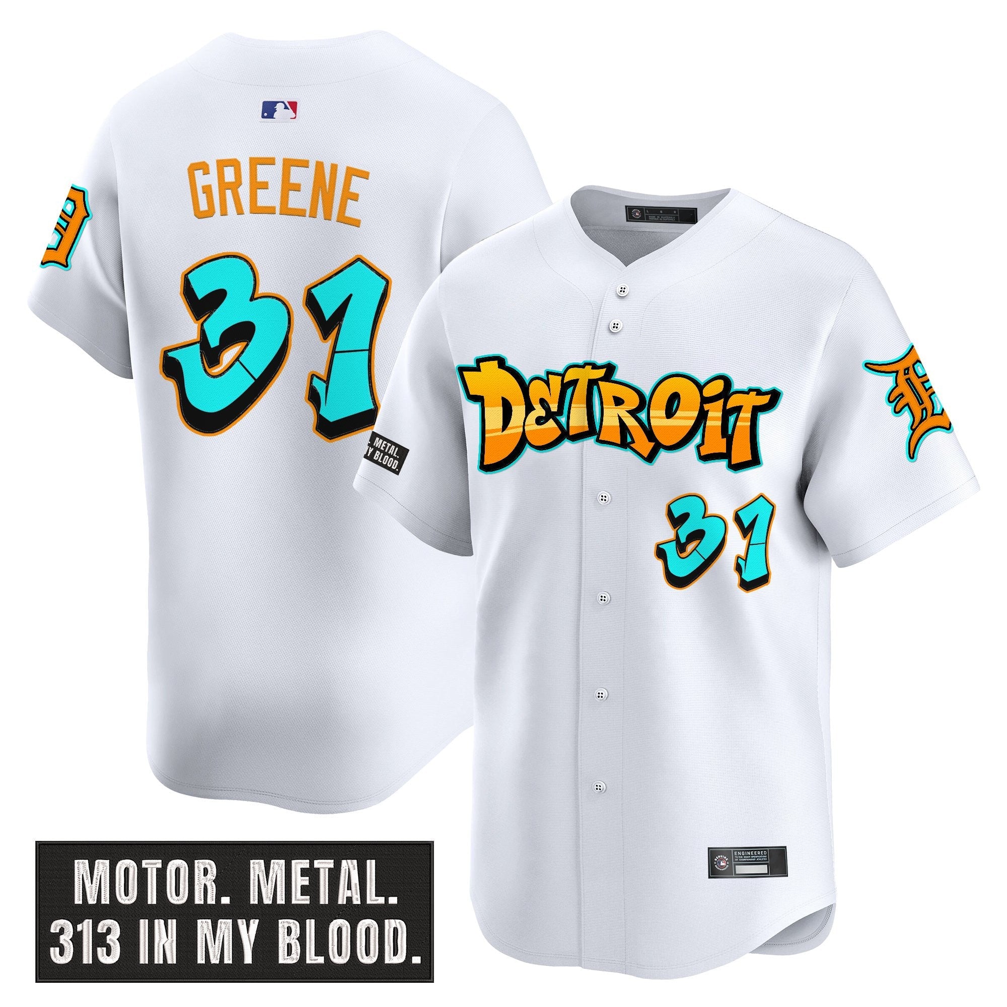 Men’s Detroit ‘Graffiti Motor City Edition’ Vapor Premier Limited Jersey