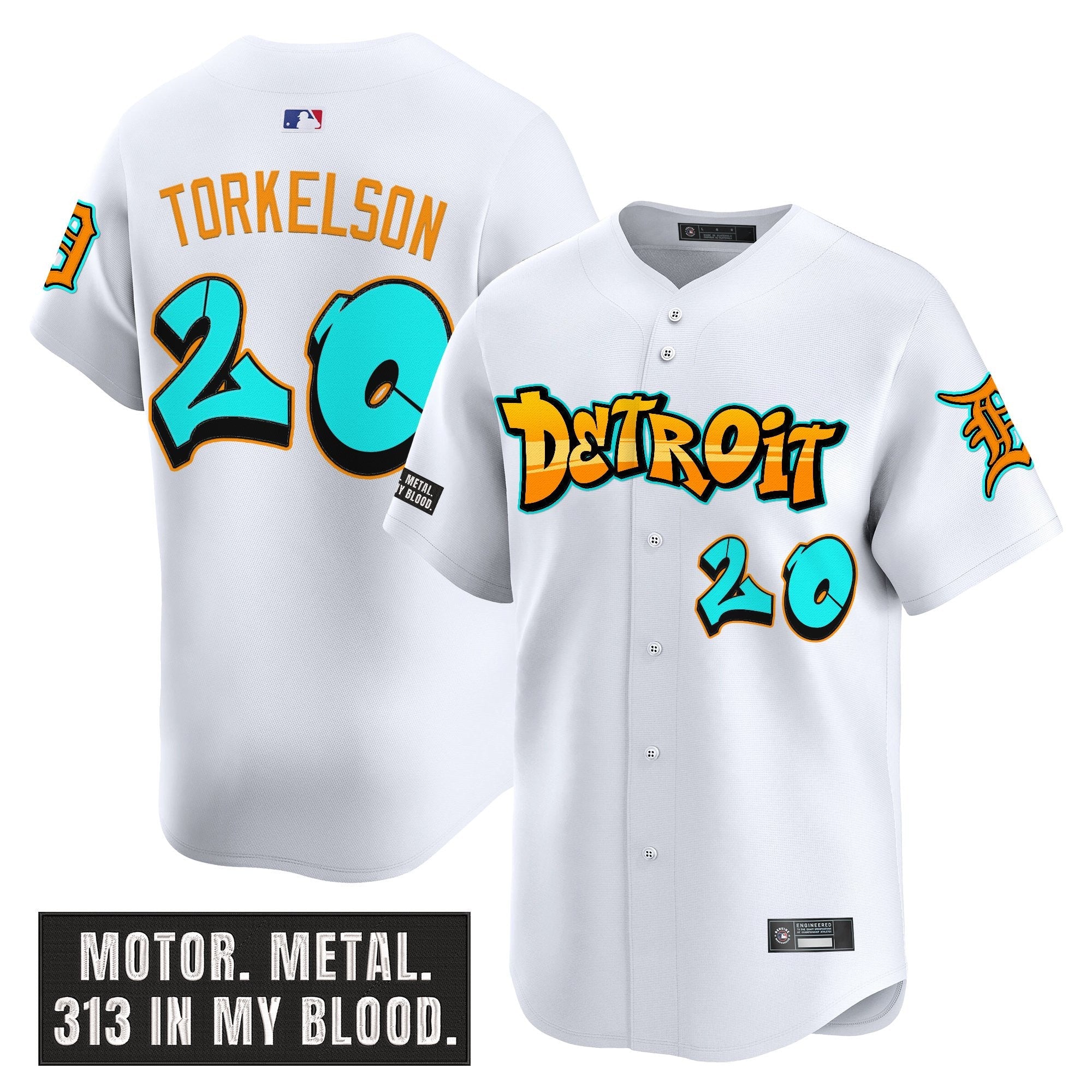 Men’s Detroit ‘Graffiti Motor City Edition’ Vapor Premier Limited Jersey