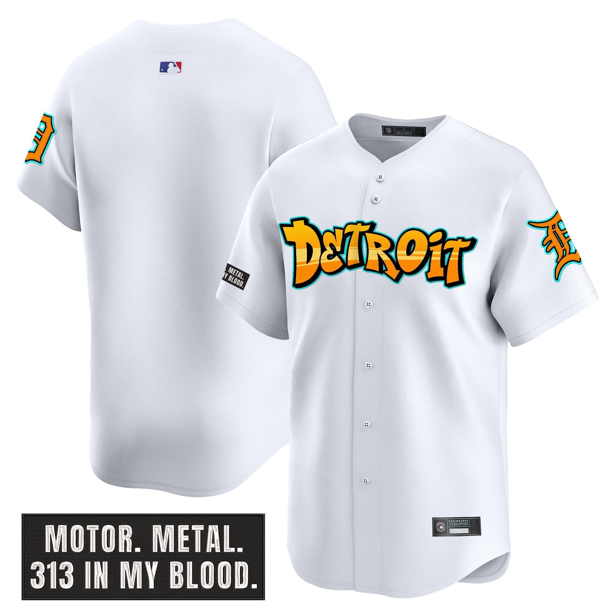 Men’s Detroit ‘Graffiti Motor City Edition’ Vapor Premier Limited Jersey