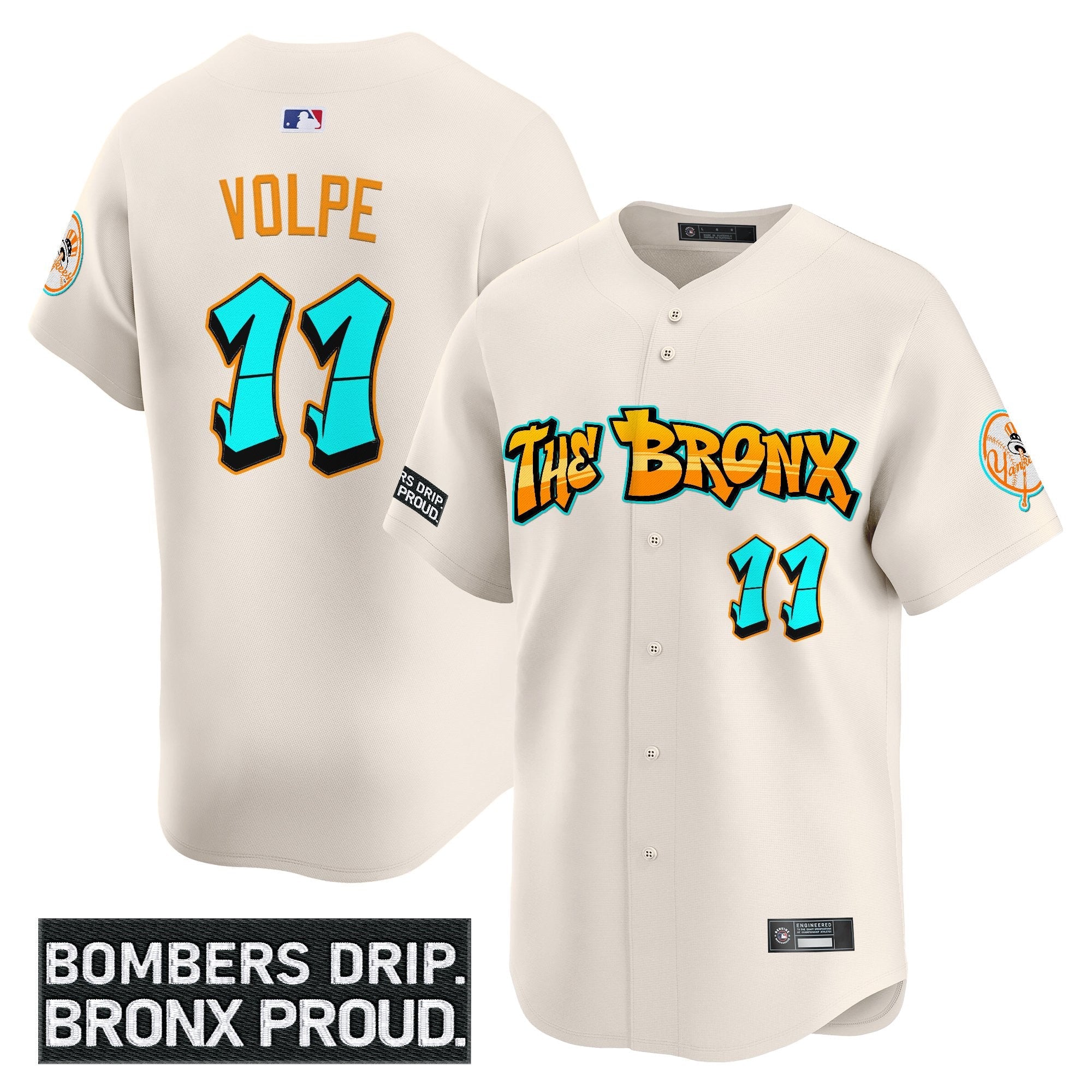 Men’s ‘Graffiti Bronx Bombers Edition’ Vapor Premier Limited Jersey