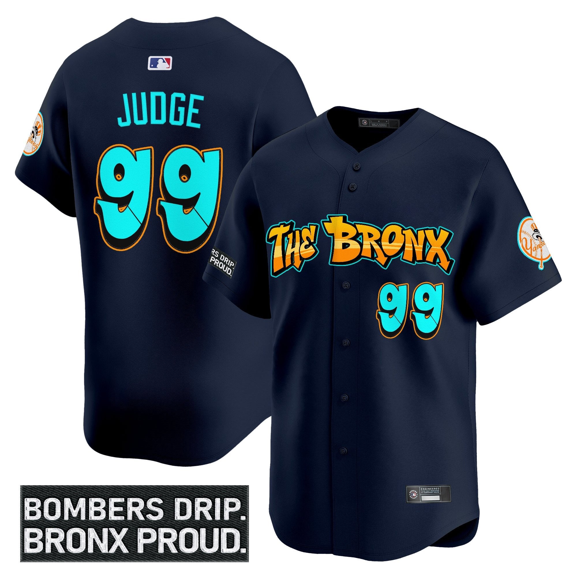 Men’s ‘Graffiti Bronx Bombers Edition’ Vapor Premier Limited Jersey