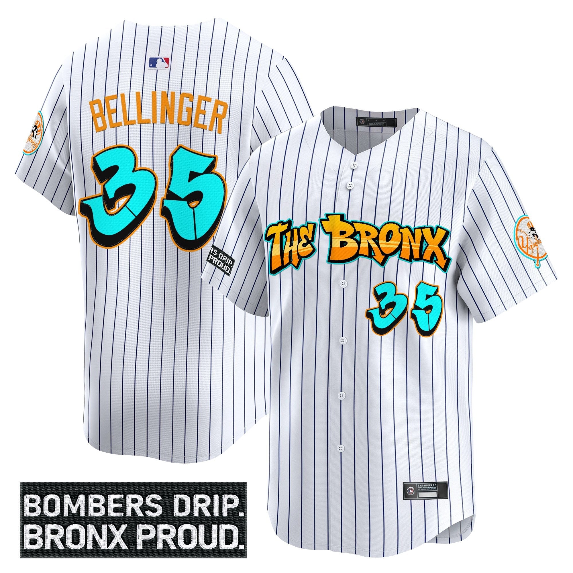 Men’s ‘Graffiti Bronx Bombers Edition’ Vapor Premier Limited Jersey