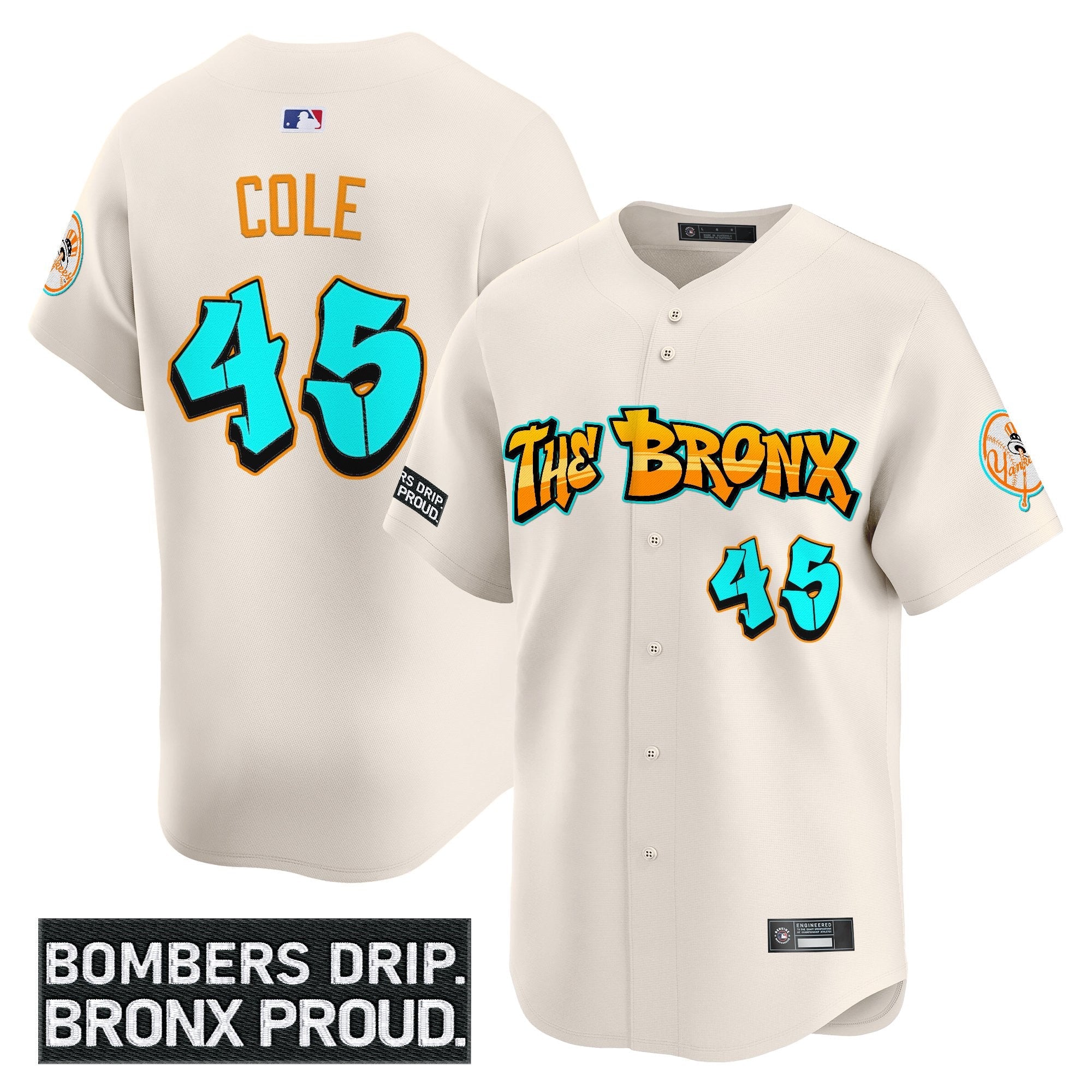 Men’s ‘Graffiti Bronx Bombers Edition’ Vapor Premier Limited Jersey