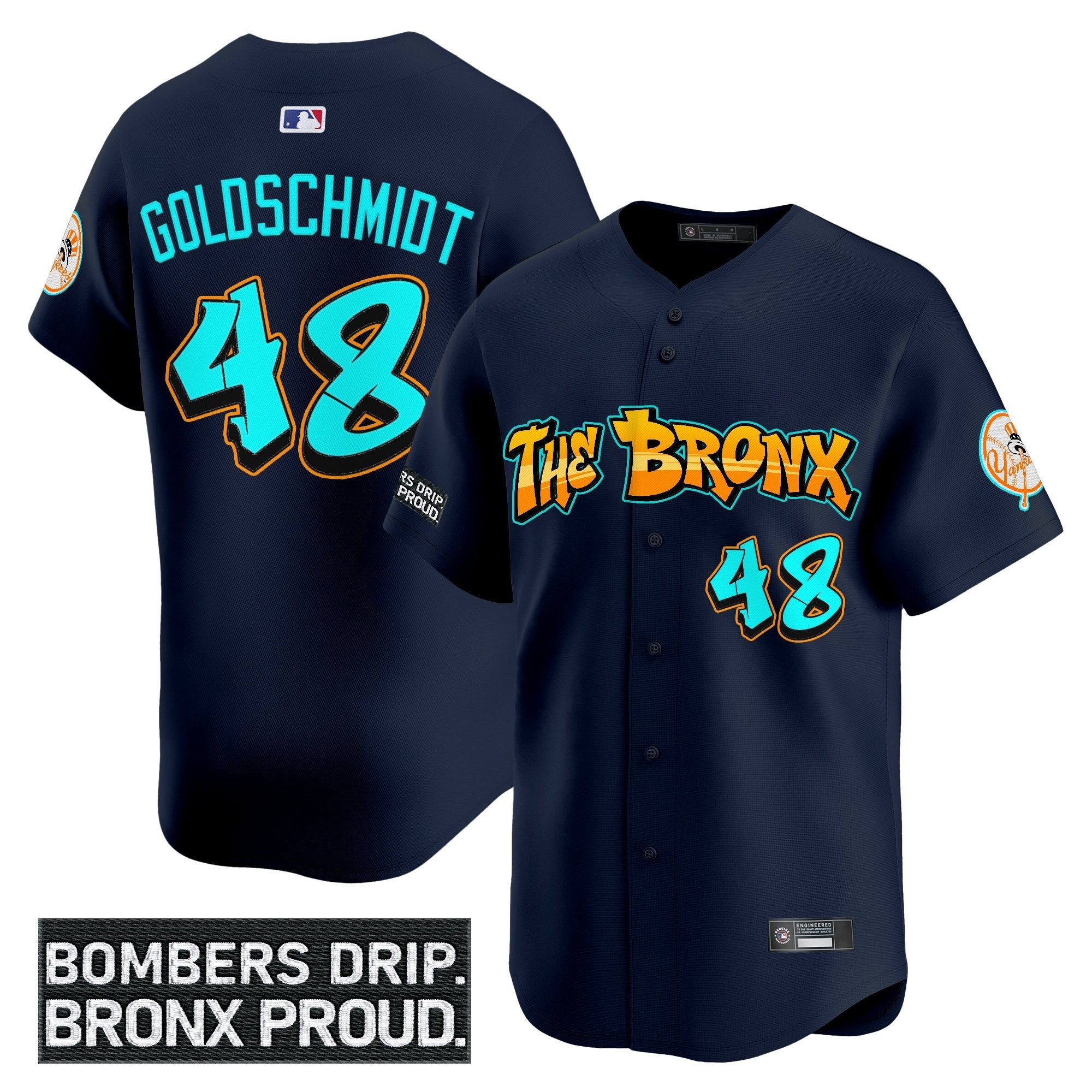 Men’s ‘Graffiti Bronx Bombers Edition’ Vapor Premier Limited Jersey