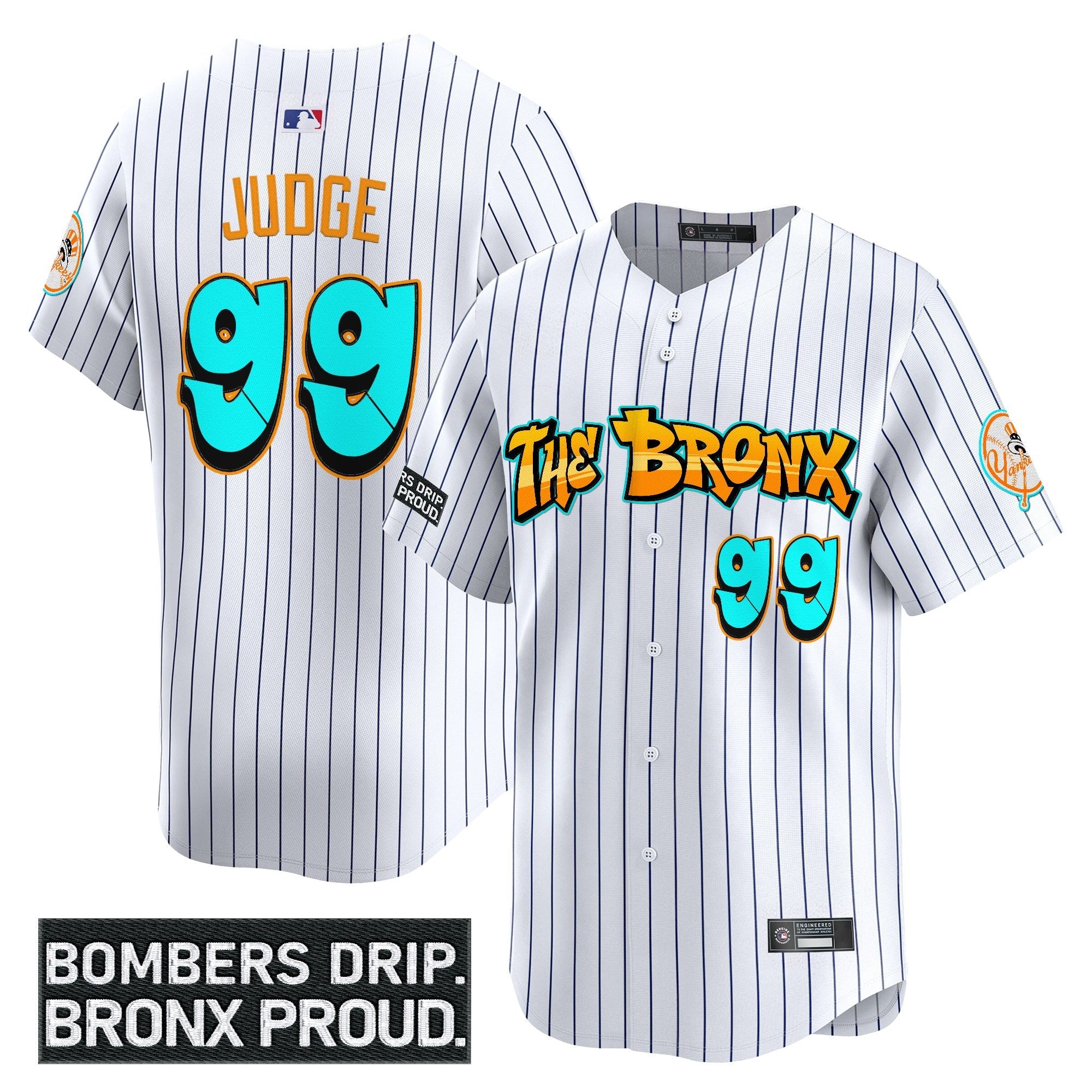 Men’s ‘Graffiti Bronx Bombers Edition’ Vapor Premier Limited Jersey