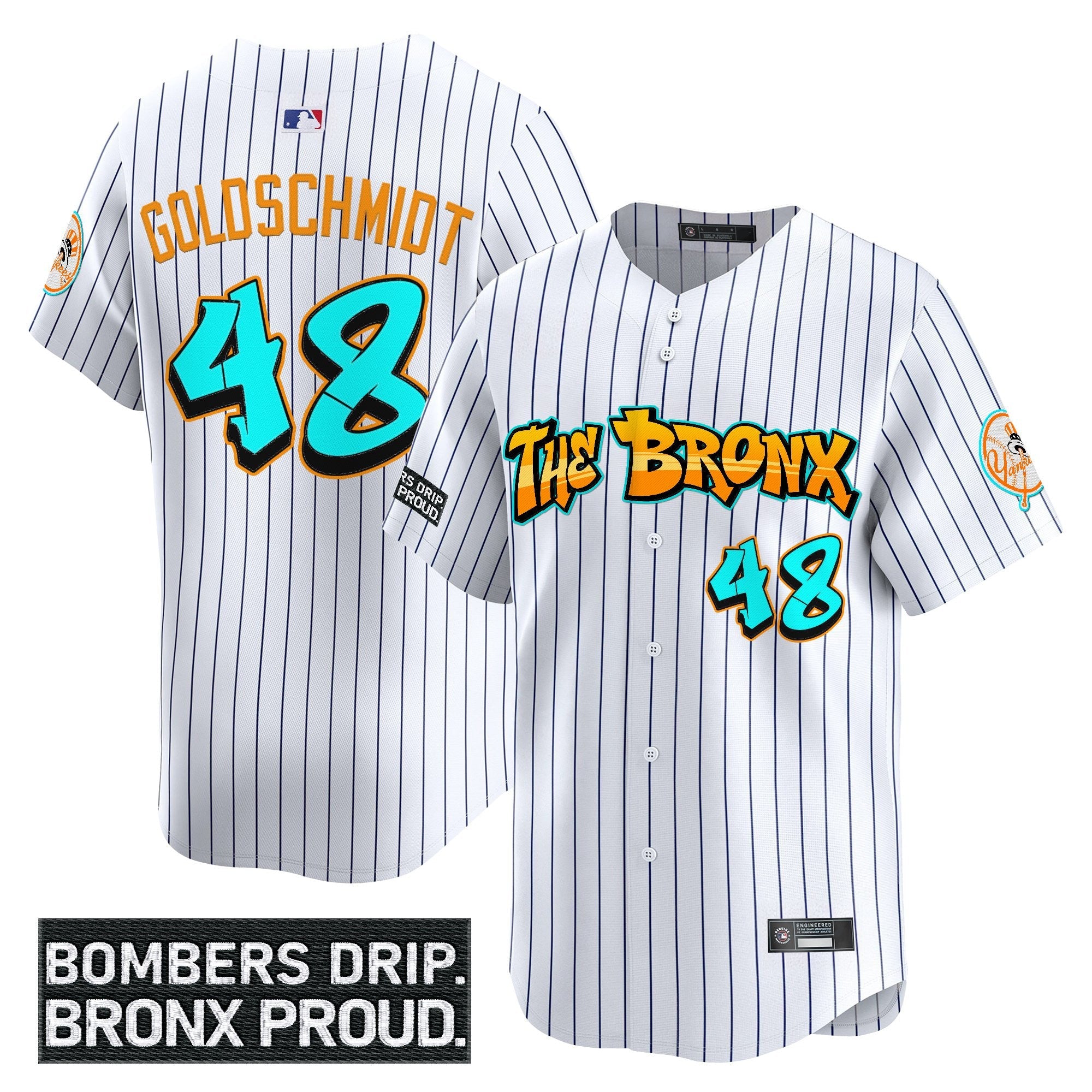 Men’s ‘Graffiti Bronx Bombers Edition’ Vapor Premier Limited Jersey