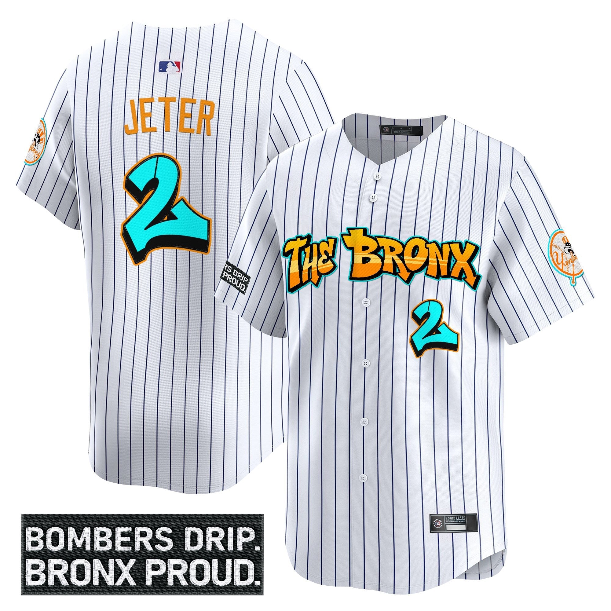 Men’s ‘Graffiti Bronx Bombers Edition’ Vapor Premier Limited Jersey
