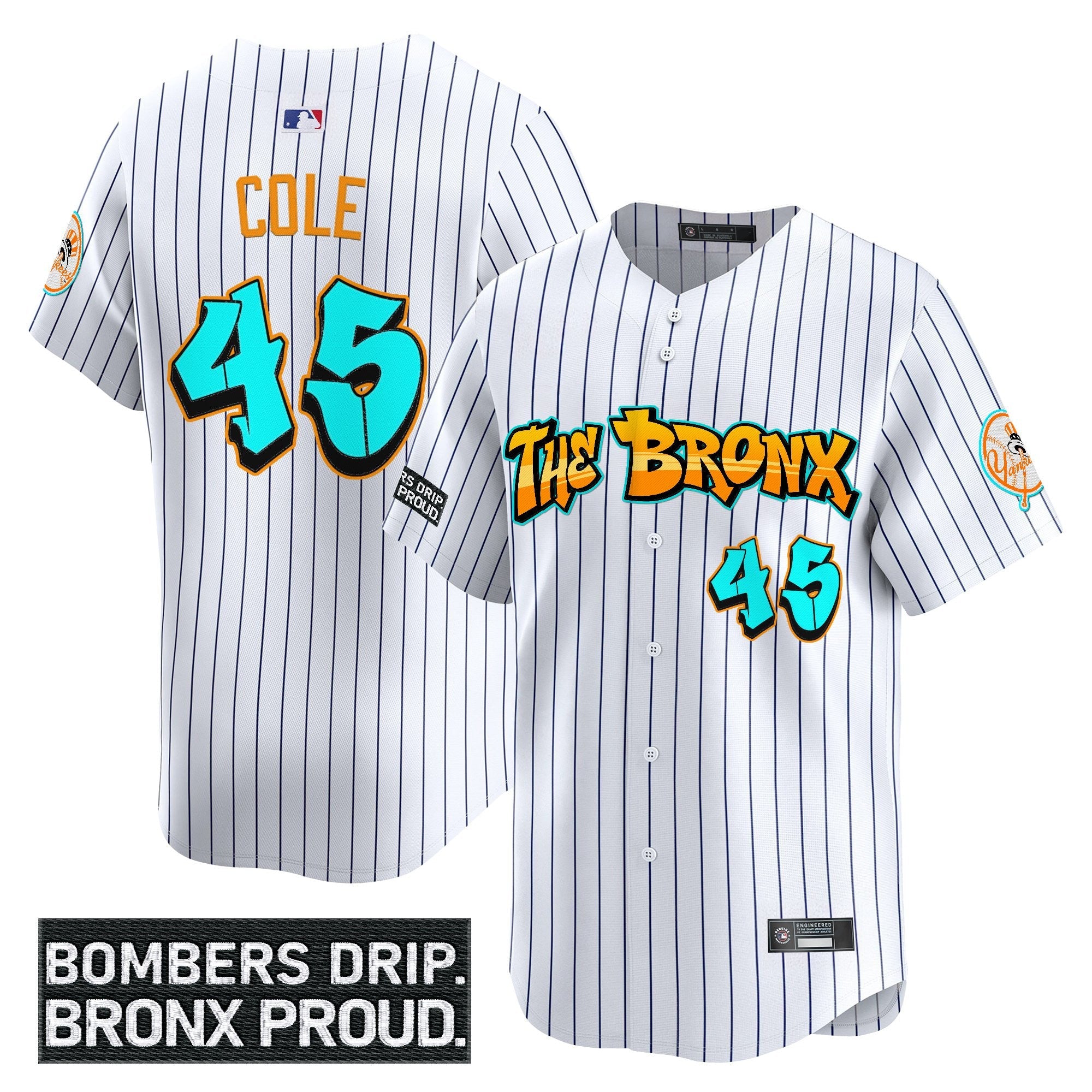 Men’s ‘Graffiti Bronx Bombers Edition’ Vapor Premier Limited Jersey