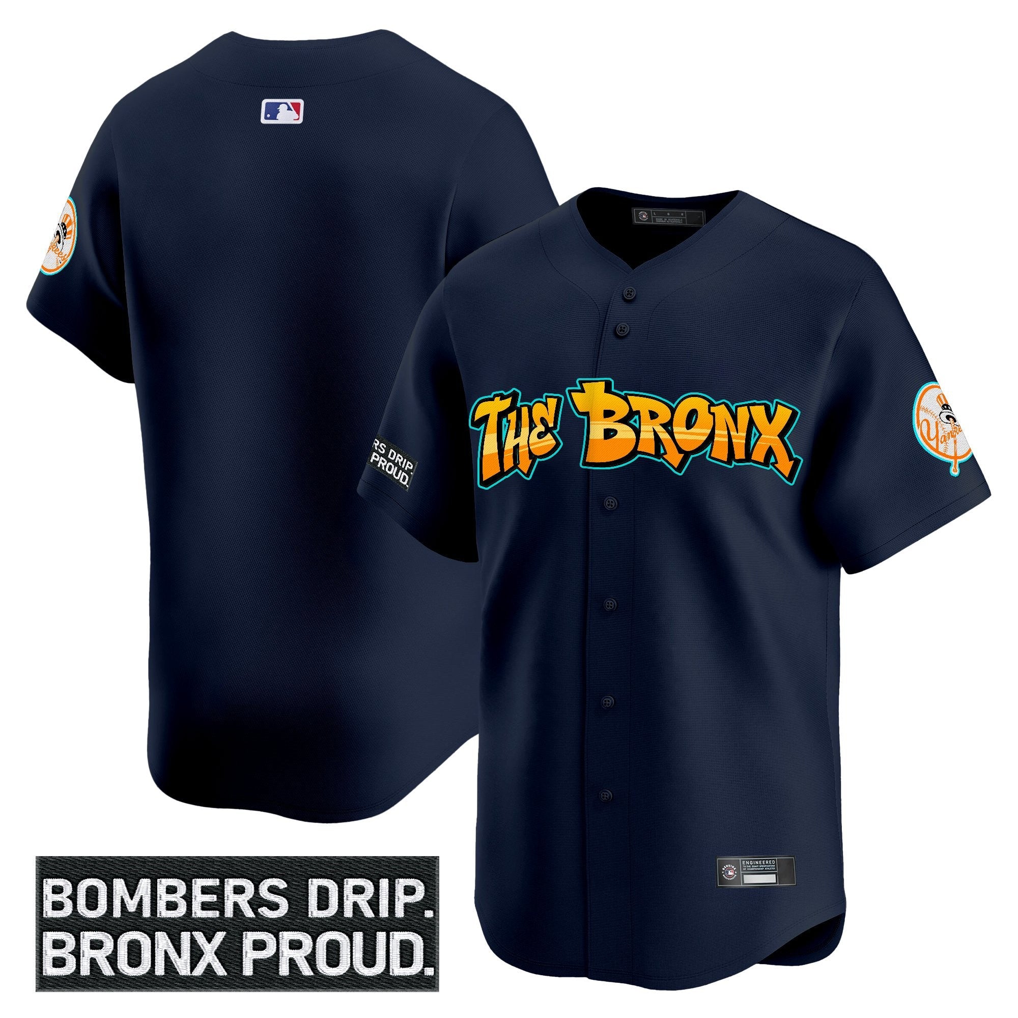 Men’s ‘Graffiti Bronx Bombers Edition’ Vapor Premier Limited Jersey